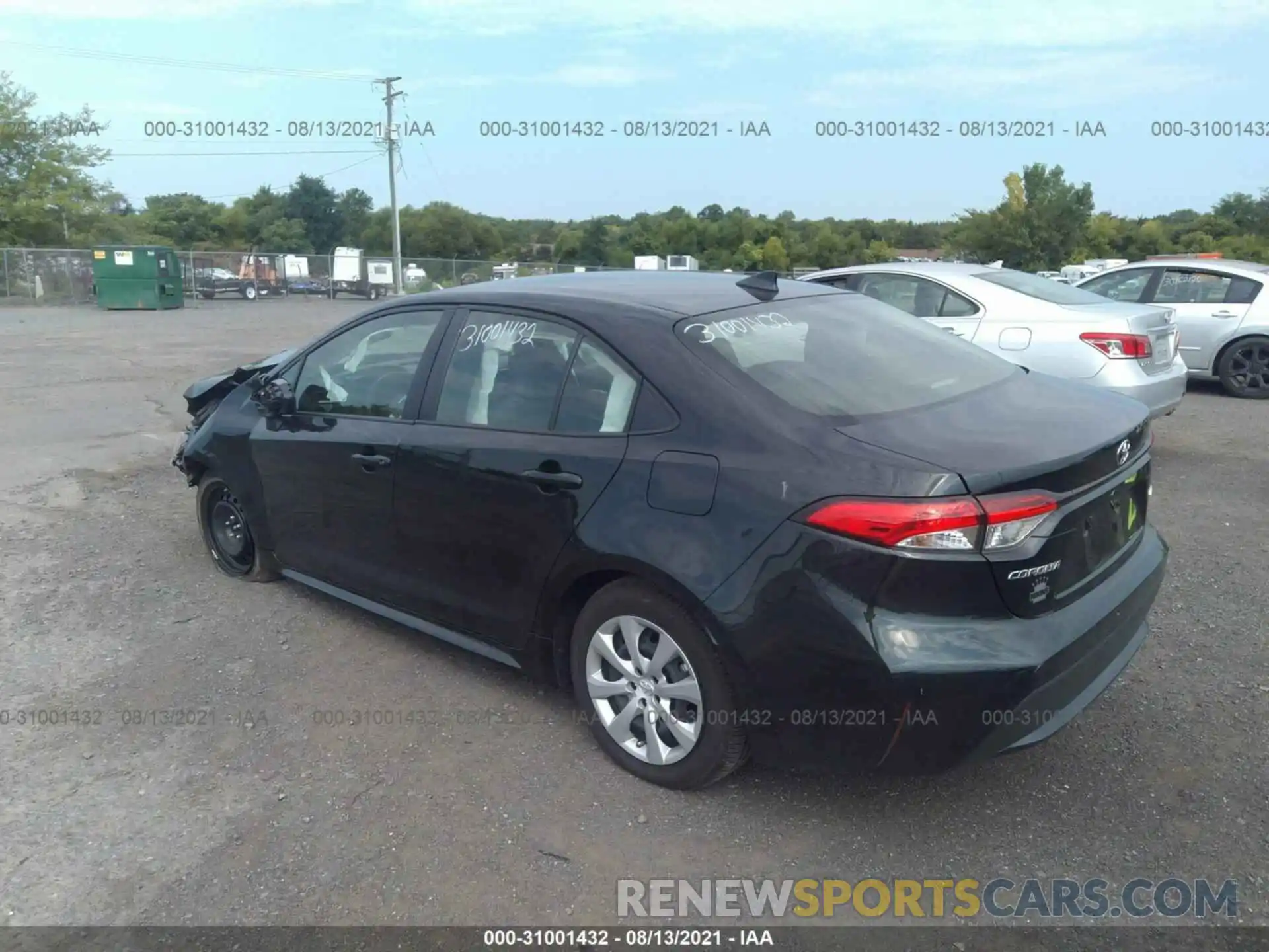 3 Photograph of a damaged car JTDEPMAEXMJ140723 TOYOTA COROLLA 2021