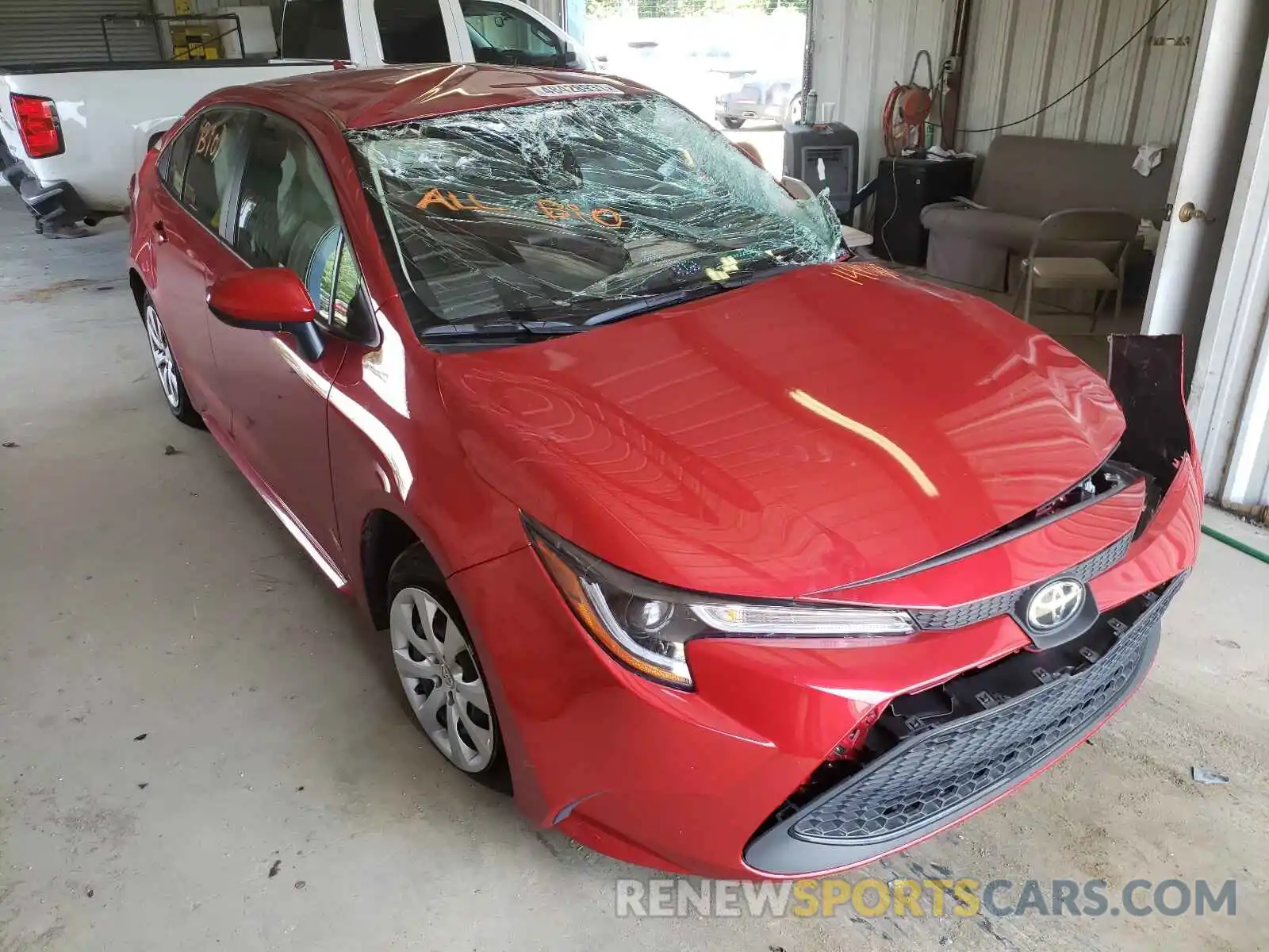 1 Photograph of a damaged car JTDEPMAEXMJ141208 TOYOTA COROLLA 2021