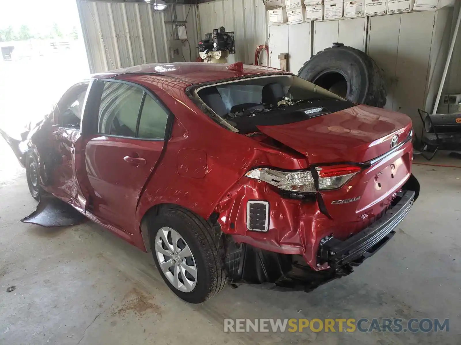 3 Photograph of a damaged car JTDEPMAEXMJ141208 TOYOTA COROLLA 2021