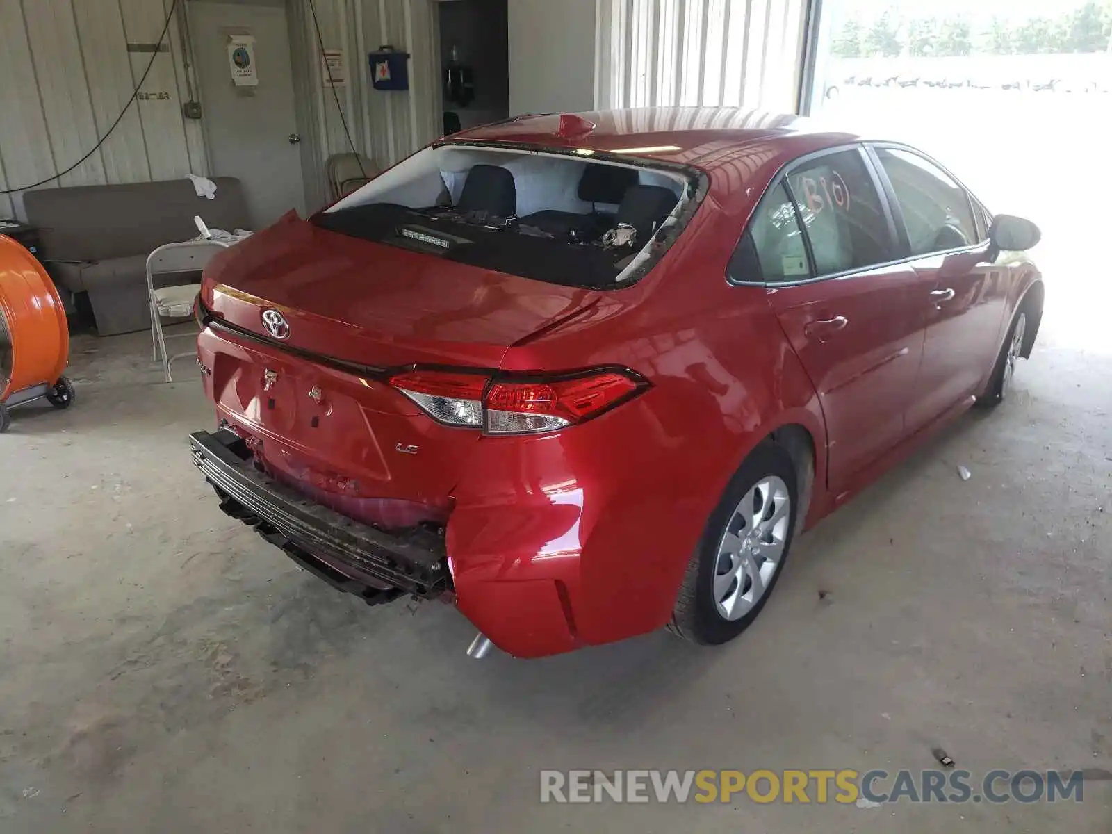 4 Photograph of a damaged car JTDEPMAEXMJ141208 TOYOTA COROLLA 2021