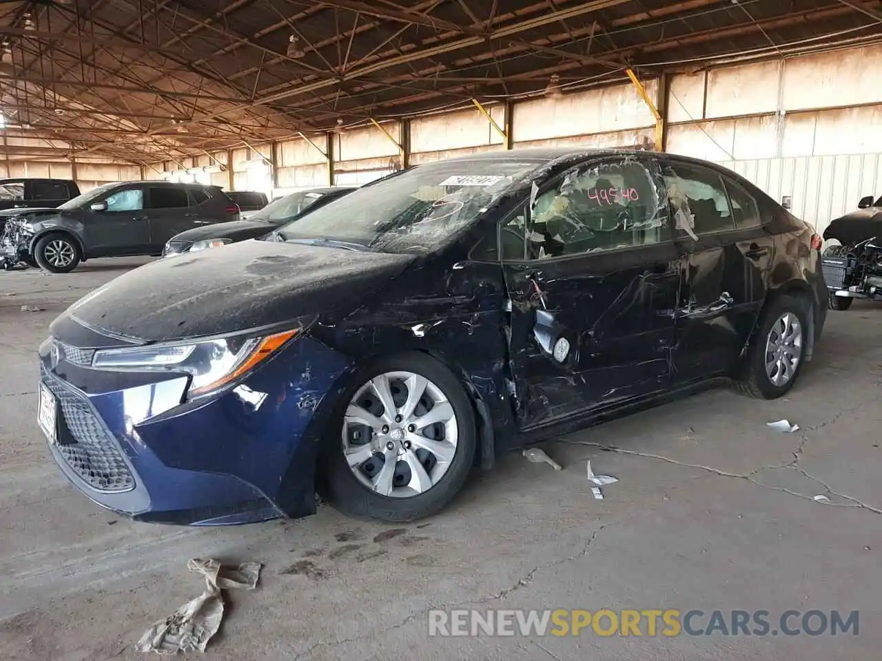 1 Photograph of a damaged car JTDEPMAEXMJ142410 TOYOTA COROLLA 2021