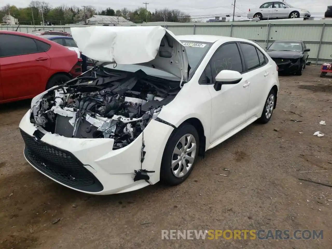 2 Photograph of a damaged car JTDEPMAEXMJ142634 TOYOTA COROLLA 2021