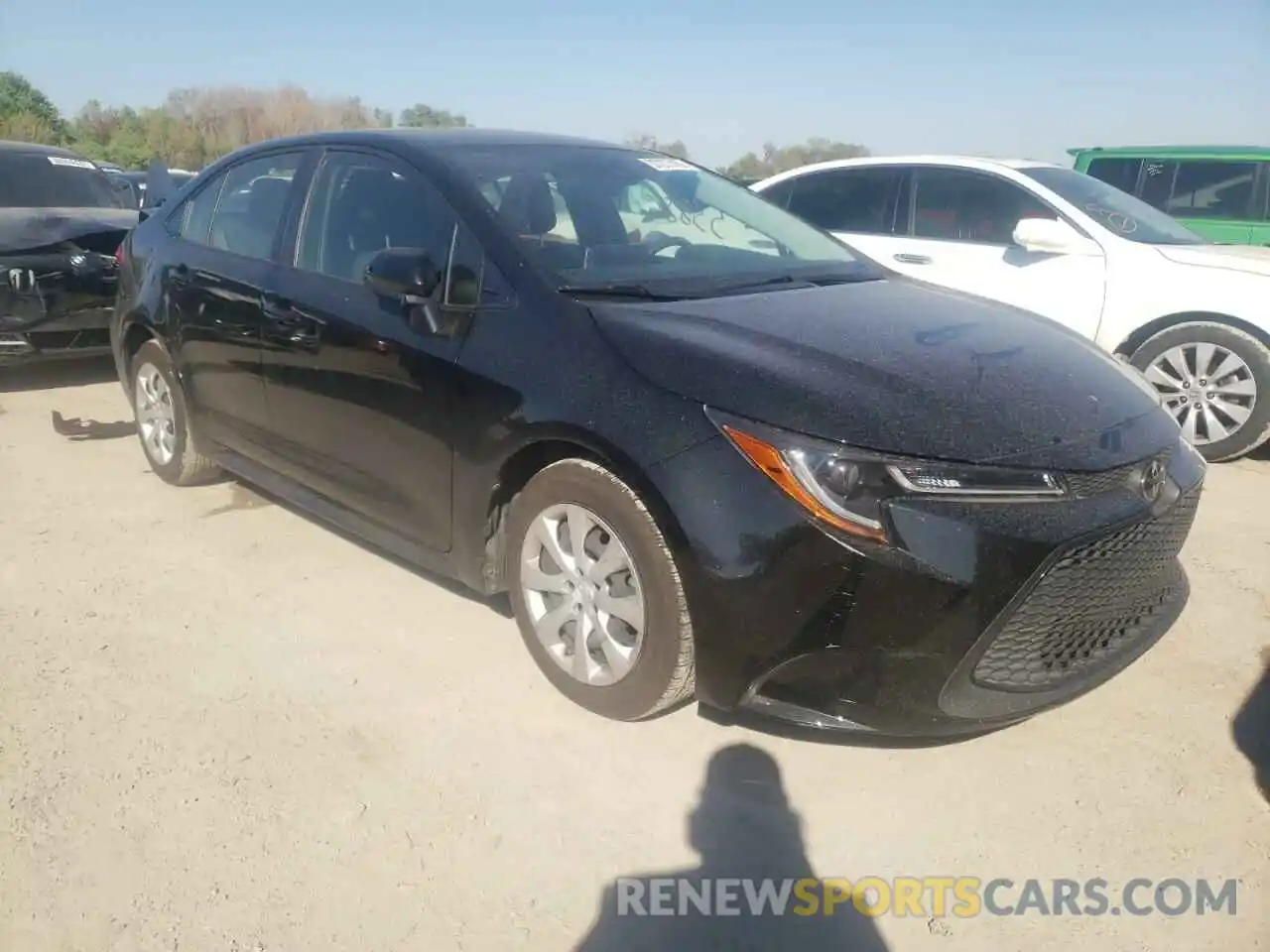 1 Photograph of a damaged car JTDEPMAEXMJ143864 TOYOTA COROLLA 2021