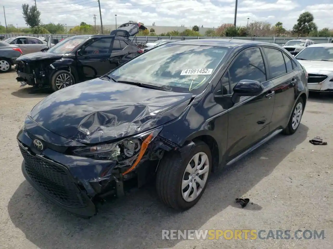 2 Photograph of a damaged car JTDEPMAEXMJ143881 TOYOTA COROLLA 2021