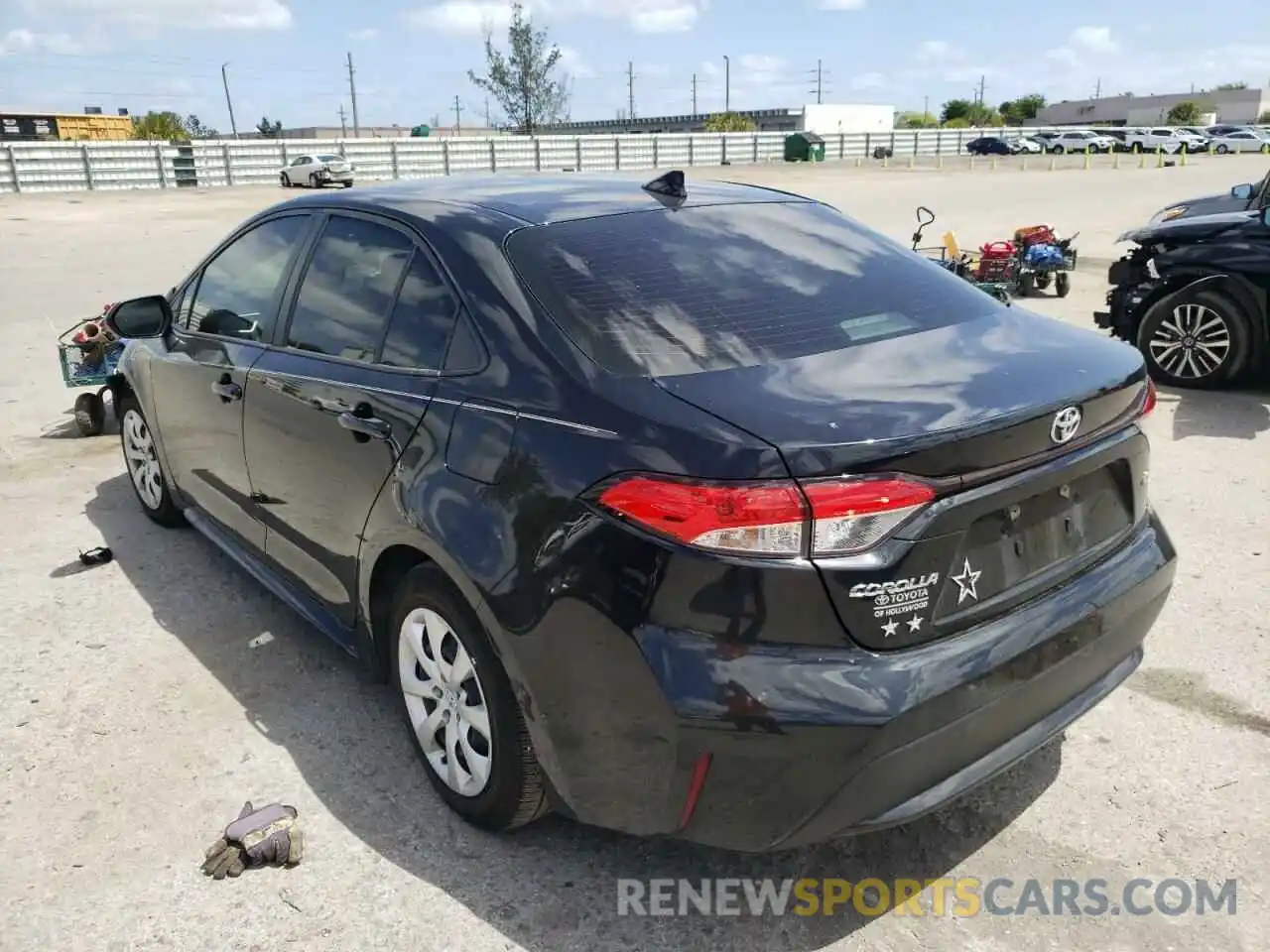 3 Photograph of a damaged car JTDEPMAEXMJ143881 TOYOTA COROLLA 2021