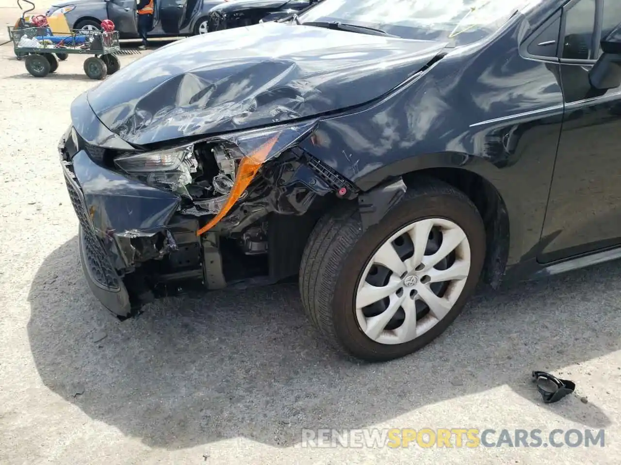 9 Photograph of a damaged car JTDEPMAEXMJ143881 TOYOTA COROLLA 2021