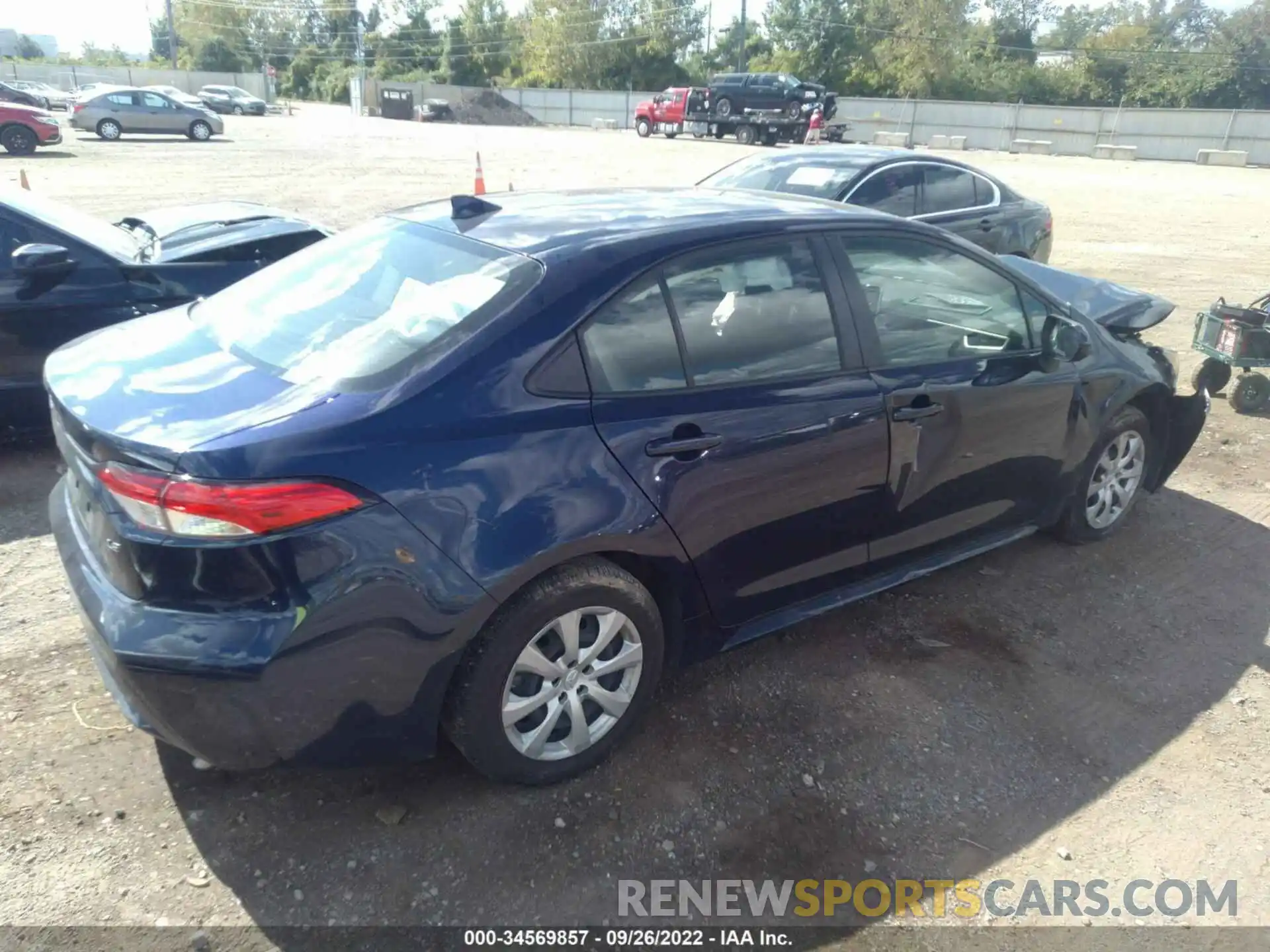 4 Photograph of a damaged car JTDEPMAEXMJ143914 TOYOTA COROLLA 2021