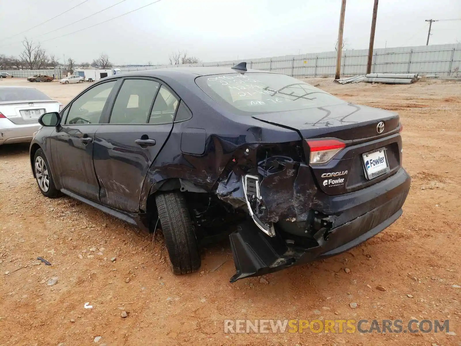 3 Photograph of a damaged car JTDEPMAEXMJ144254 TOYOTA COROLLA 2021