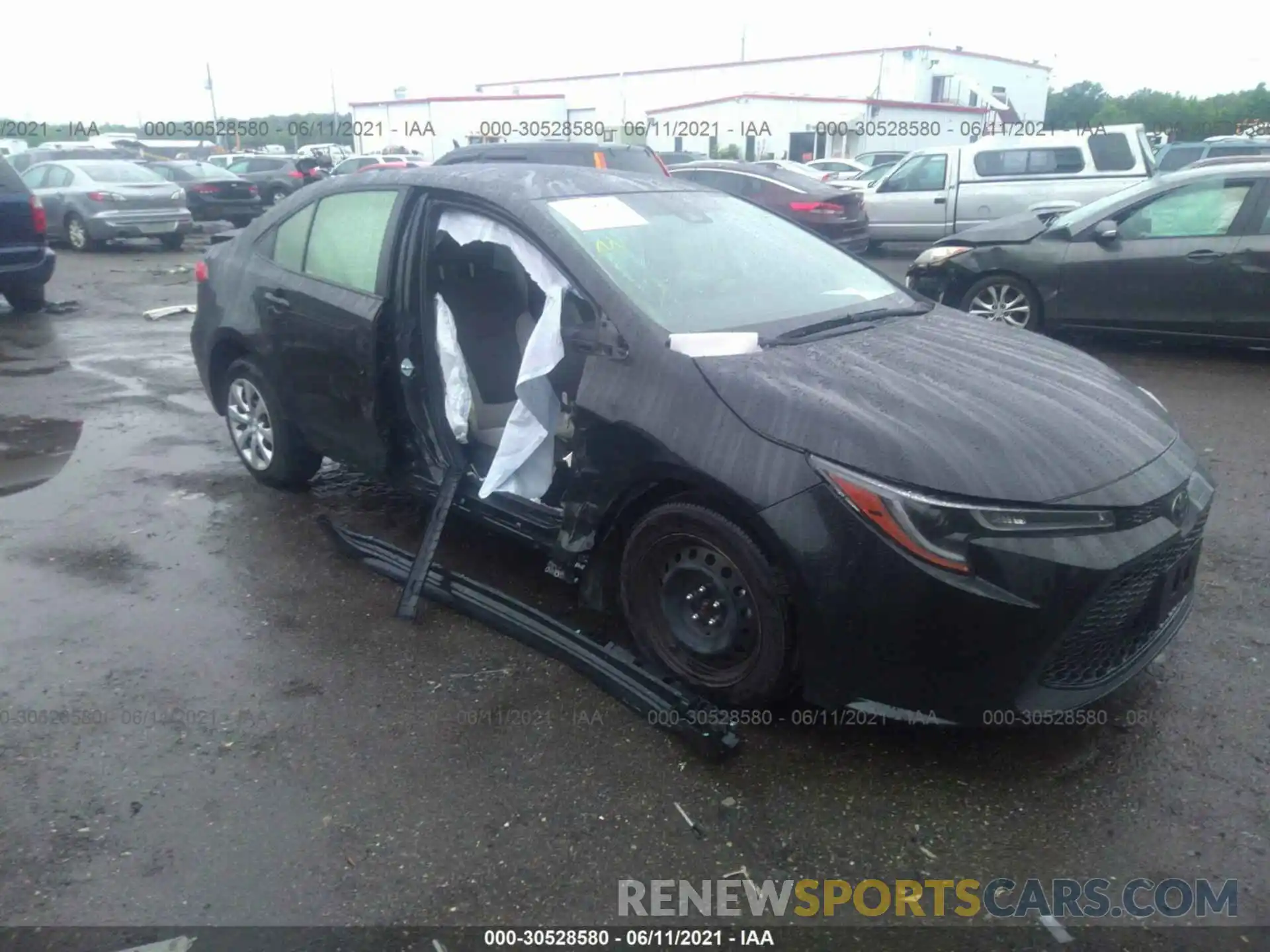 1 Photograph of a damaged car JTDEPMAEXMJ145615 TOYOTA COROLLA 2021