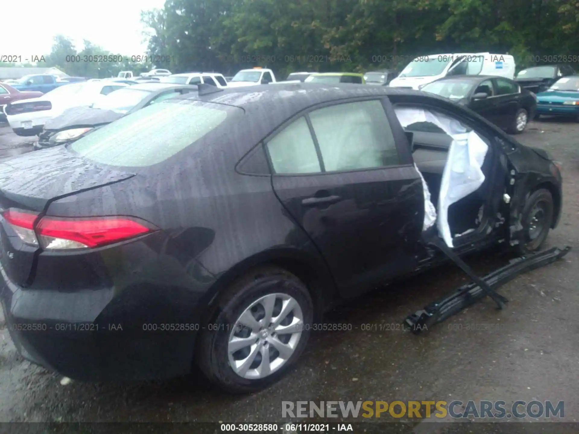 4 Photograph of a damaged car JTDEPMAEXMJ145615 TOYOTA COROLLA 2021