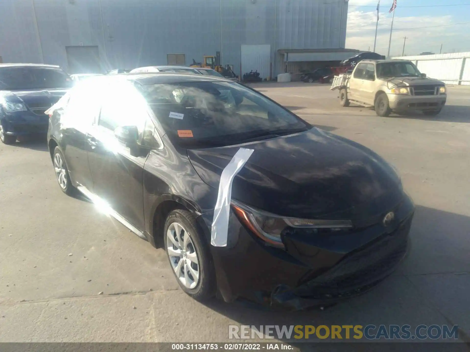 1 Photograph of a damaged car JTDEPMAEXMJ146165 TOYOTA COROLLA 2021