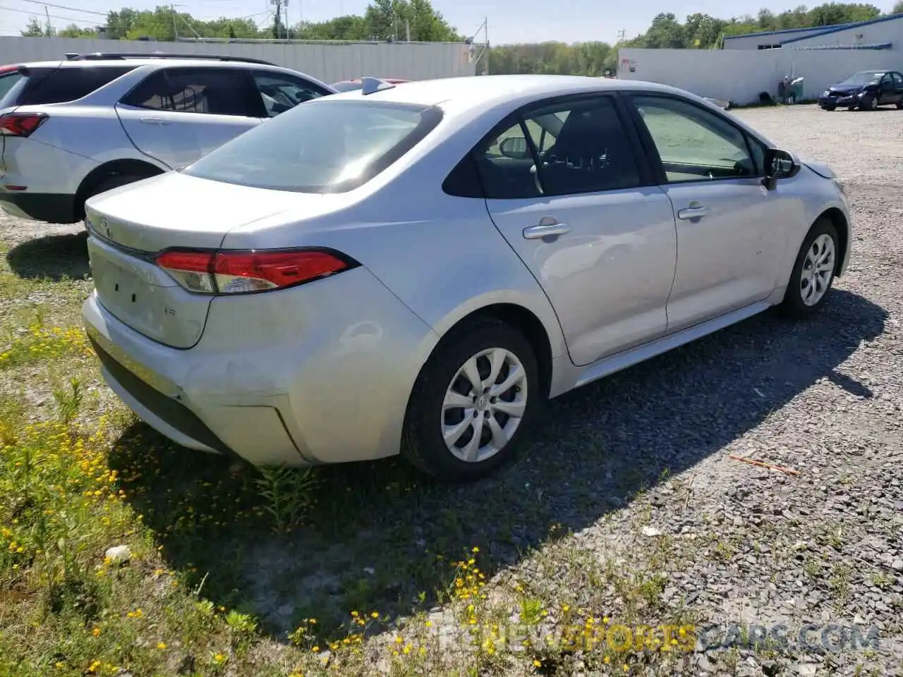 4 Photograph of a damaged car JTDEPMAEXMJ146831 TOYOTA COROLLA 2021