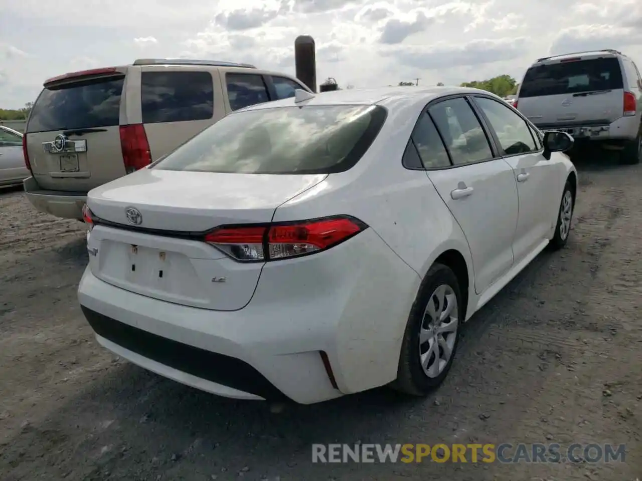 4 Photograph of a damaged car JTDEPMAEXMJ148000 TOYOTA COROLLA 2021