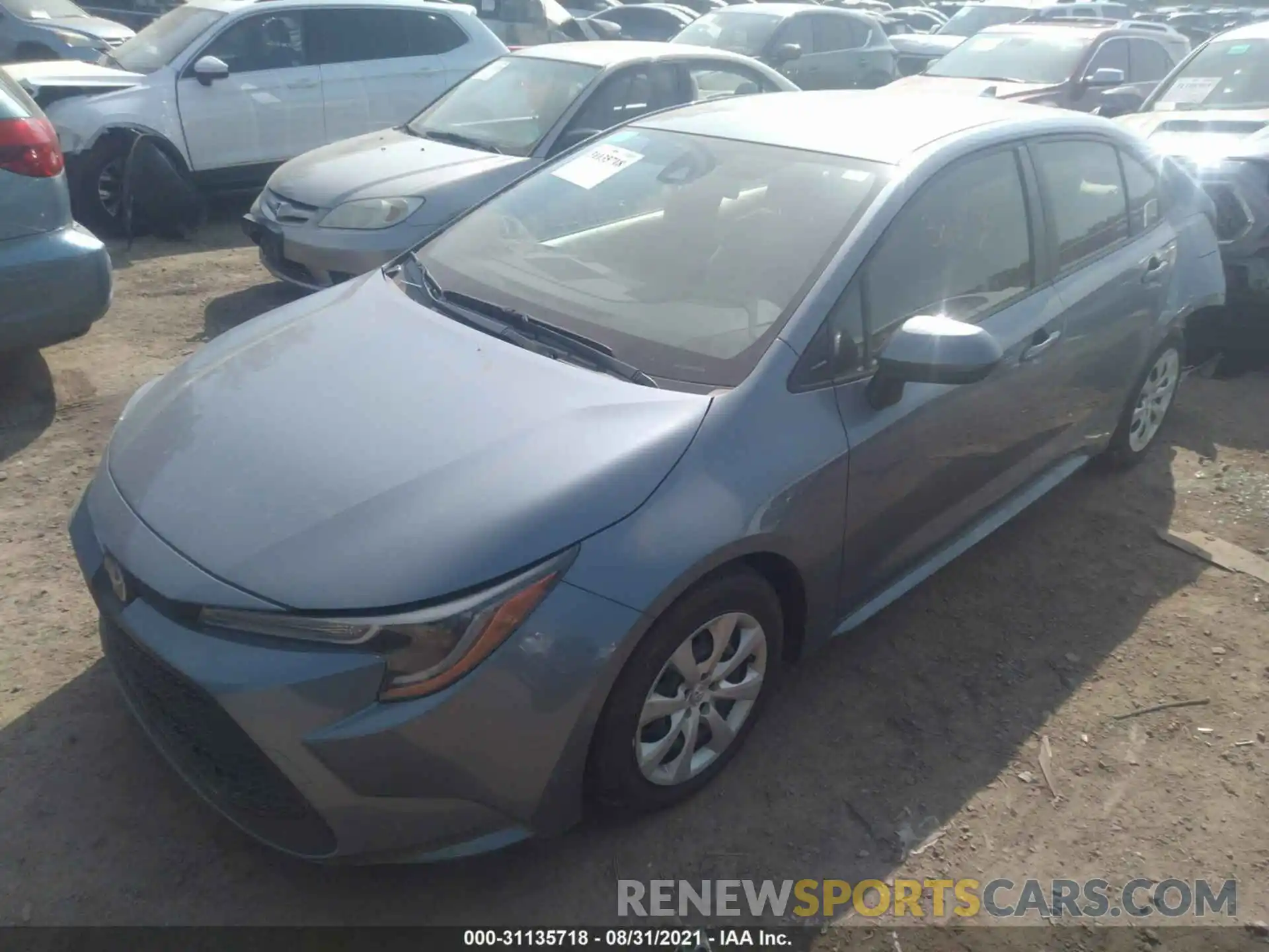 2 Photograph of a damaged car JTDEPMAEXMJ148028 TOYOTA COROLLA 2021