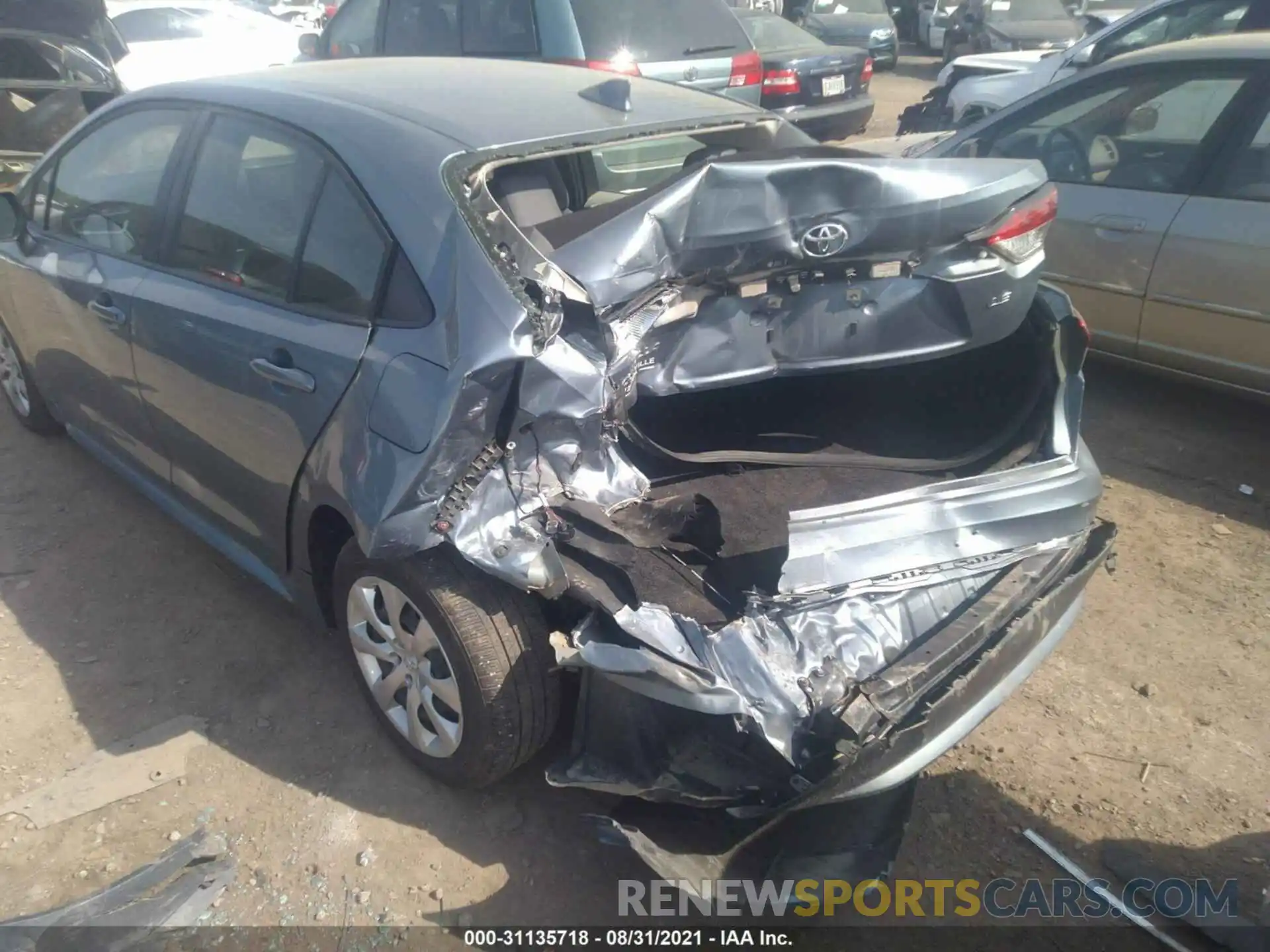 6 Photograph of a damaged car JTDEPMAEXMJ148028 TOYOTA COROLLA 2021