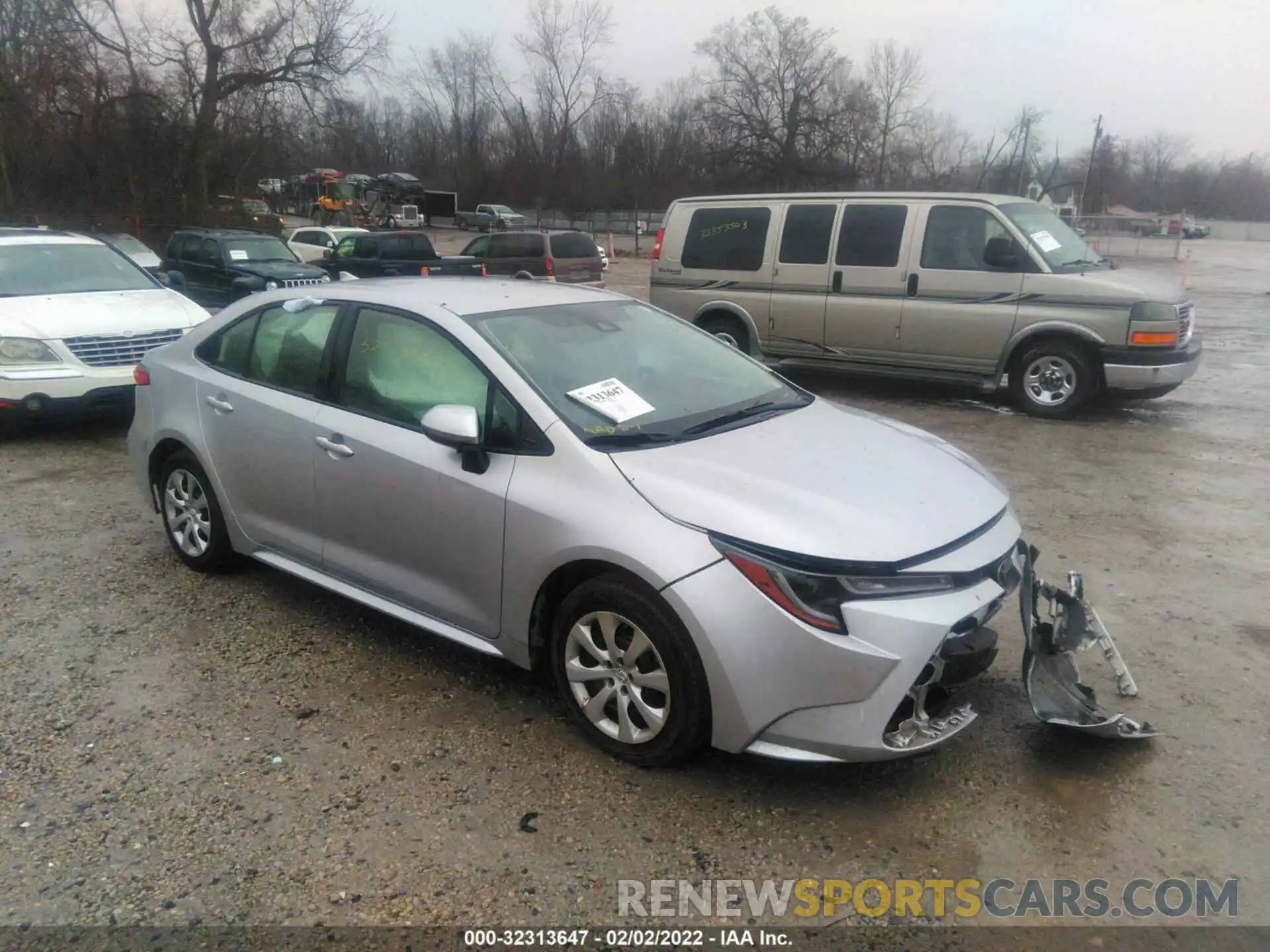 1 Photograph of a damaged car JTDEPMAEXMJ148174 TOYOTA COROLLA 2021