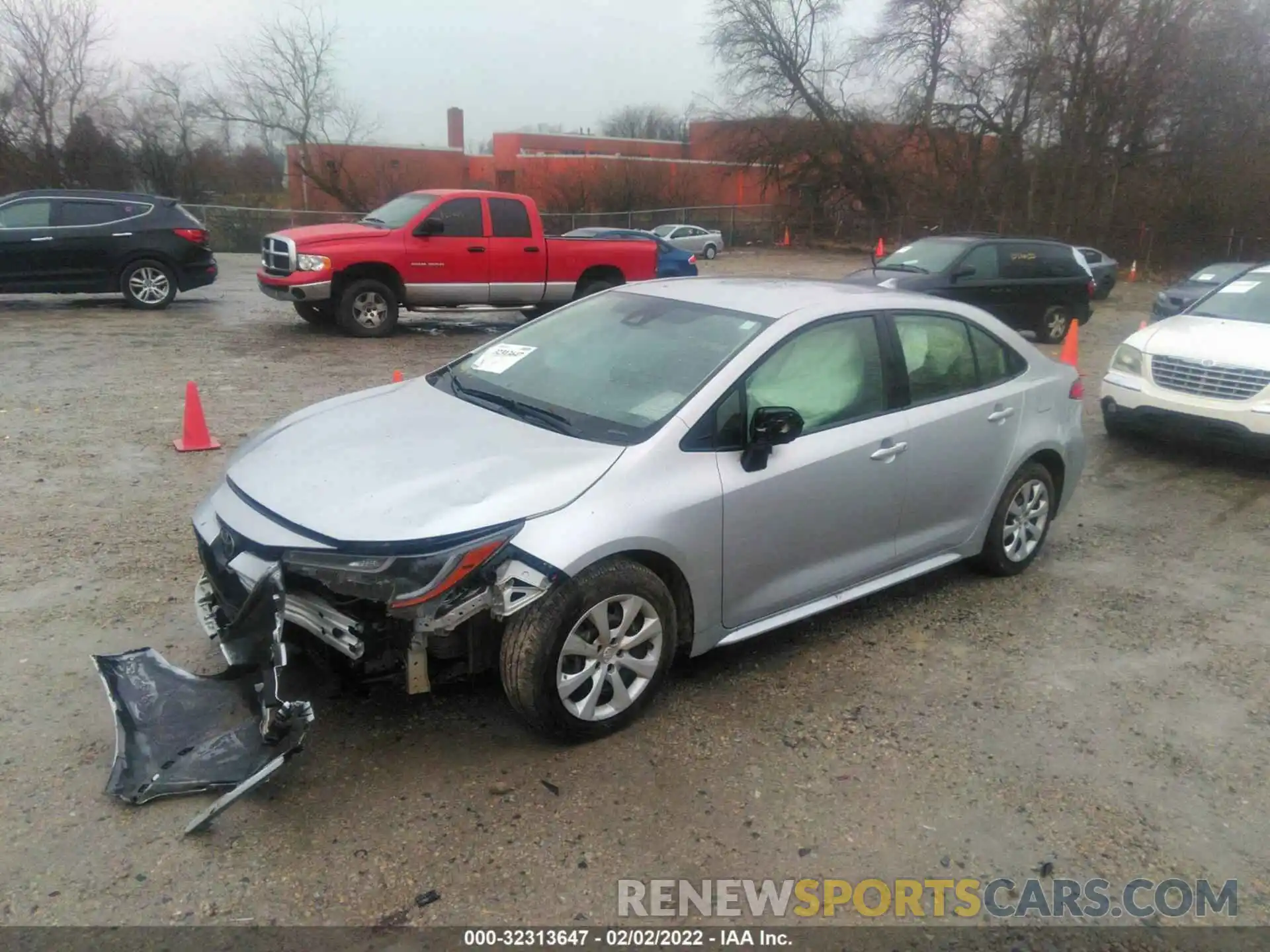 2 Photograph of a damaged car JTDEPMAEXMJ148174 TOYOTA COROLLA 2021