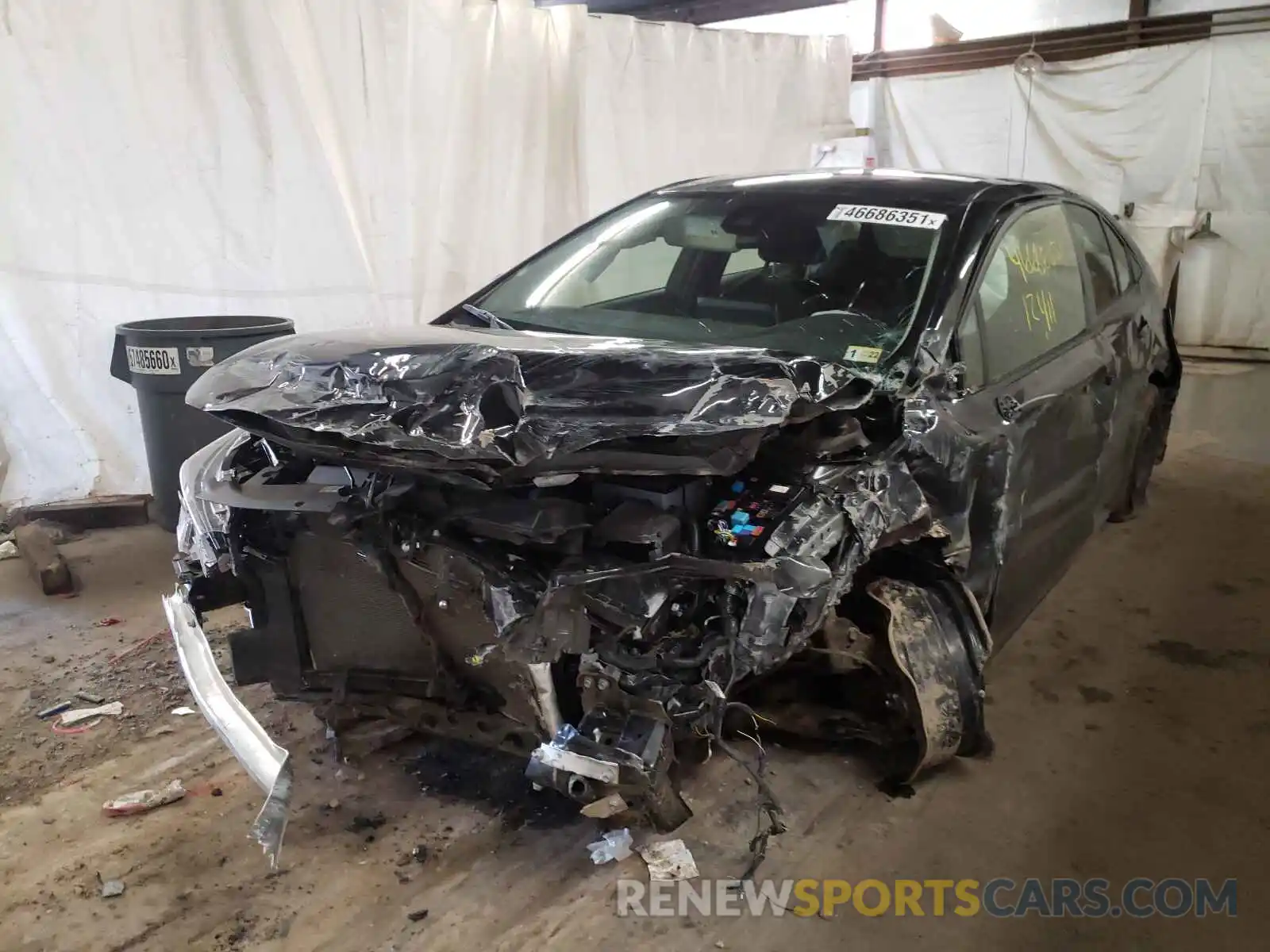 2 Photograph of a damaged car JTDEPMAEXMJ149017 TOYOTA COROLLA 2021