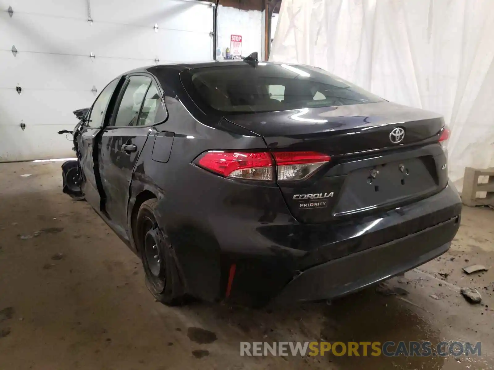 3 Photograph of a damaged car JTDEPMAEXMJ149017 TOYOTA COROLLA 2021