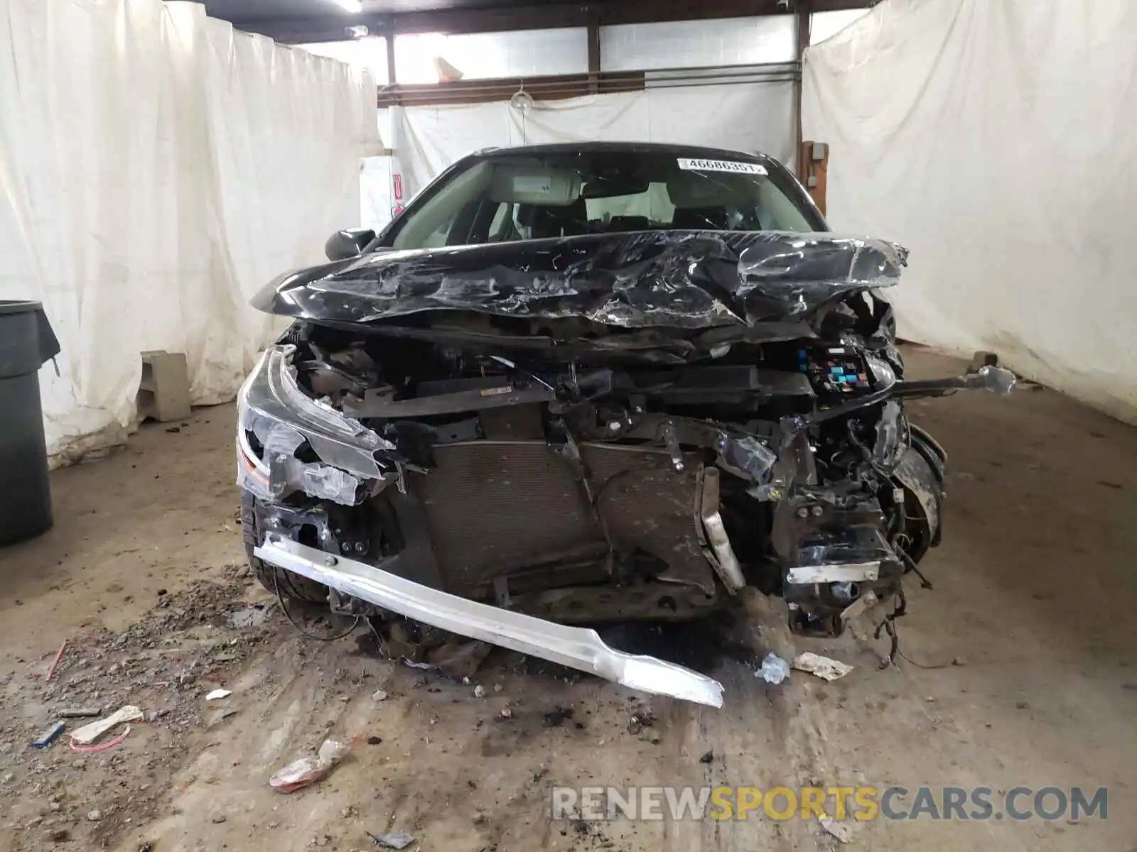 9 Photograph of a damaged car JTDEPMAEXMJ149017 TOYOTA COROLLA 2021