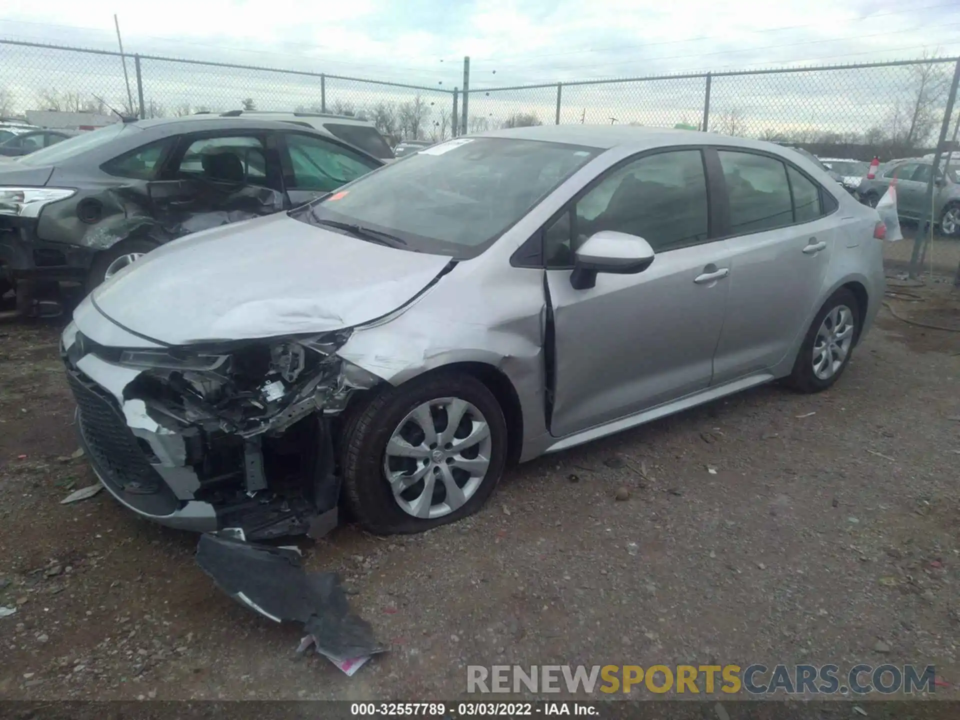 2 Photograph of a damaged car JTDEPMAEXMJ149146 TOYOTA COROLLA 2021