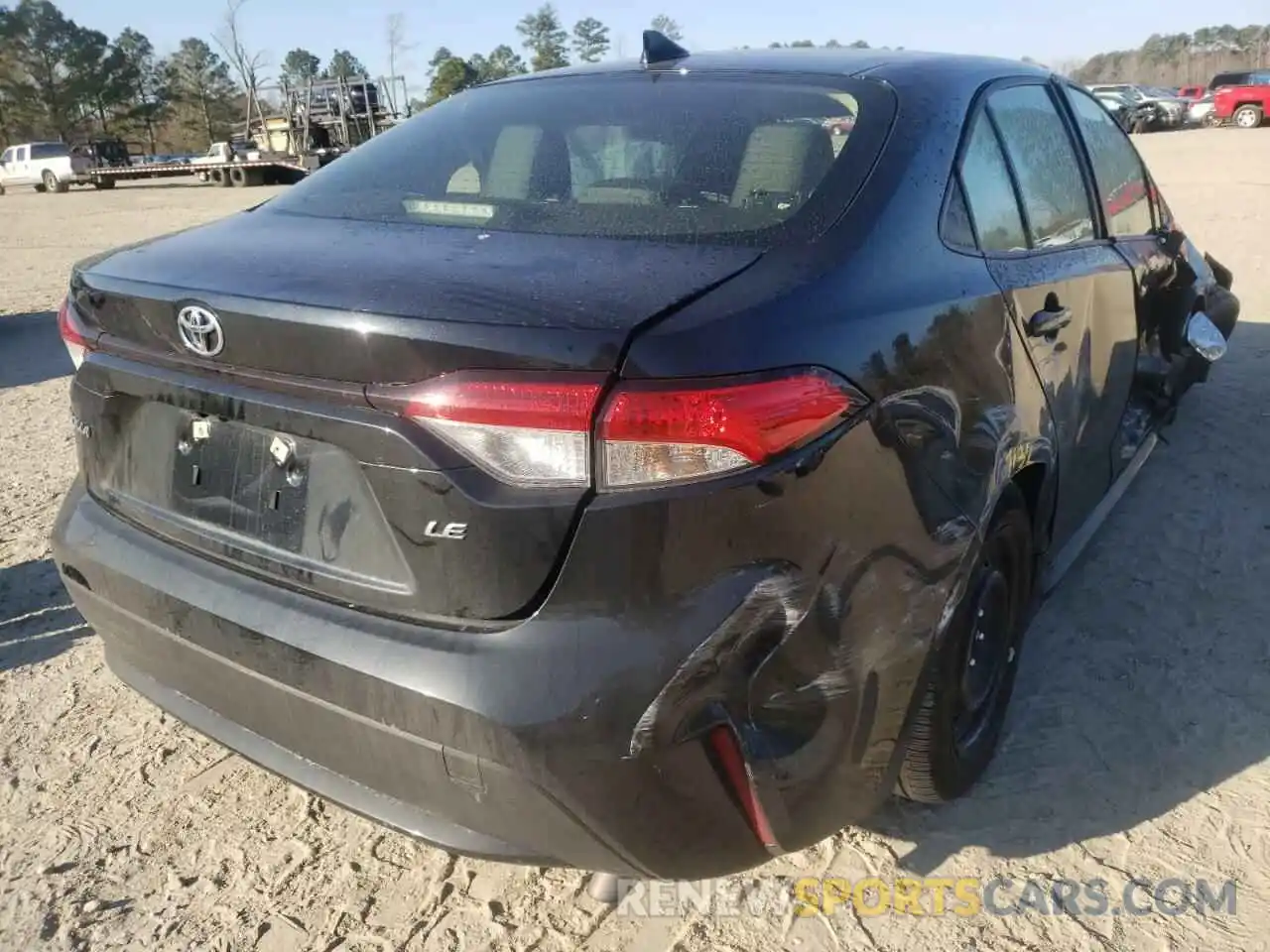 4 Photograph of a damaged car JTDEPMAEXMJ149681 TOYOTA COROLLA 2021