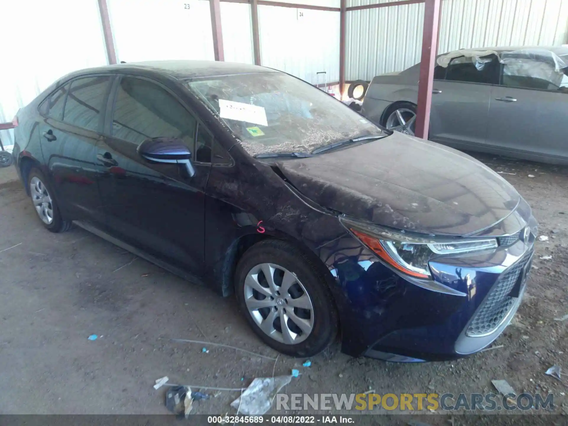 1 Photograph of a damaged car JTDEPMAEXMJ150491 TOYOTA COROLLA 2021