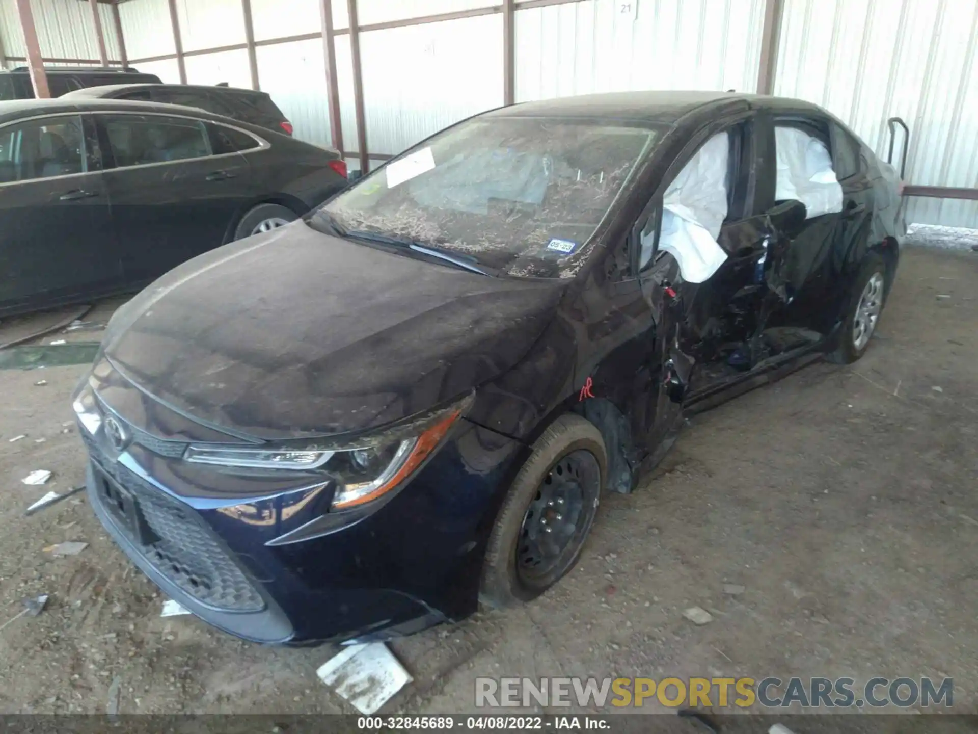 2 Photograph of a damaged car JTDEPMAEXMJ150491 TOYOTA COROLLA 2021