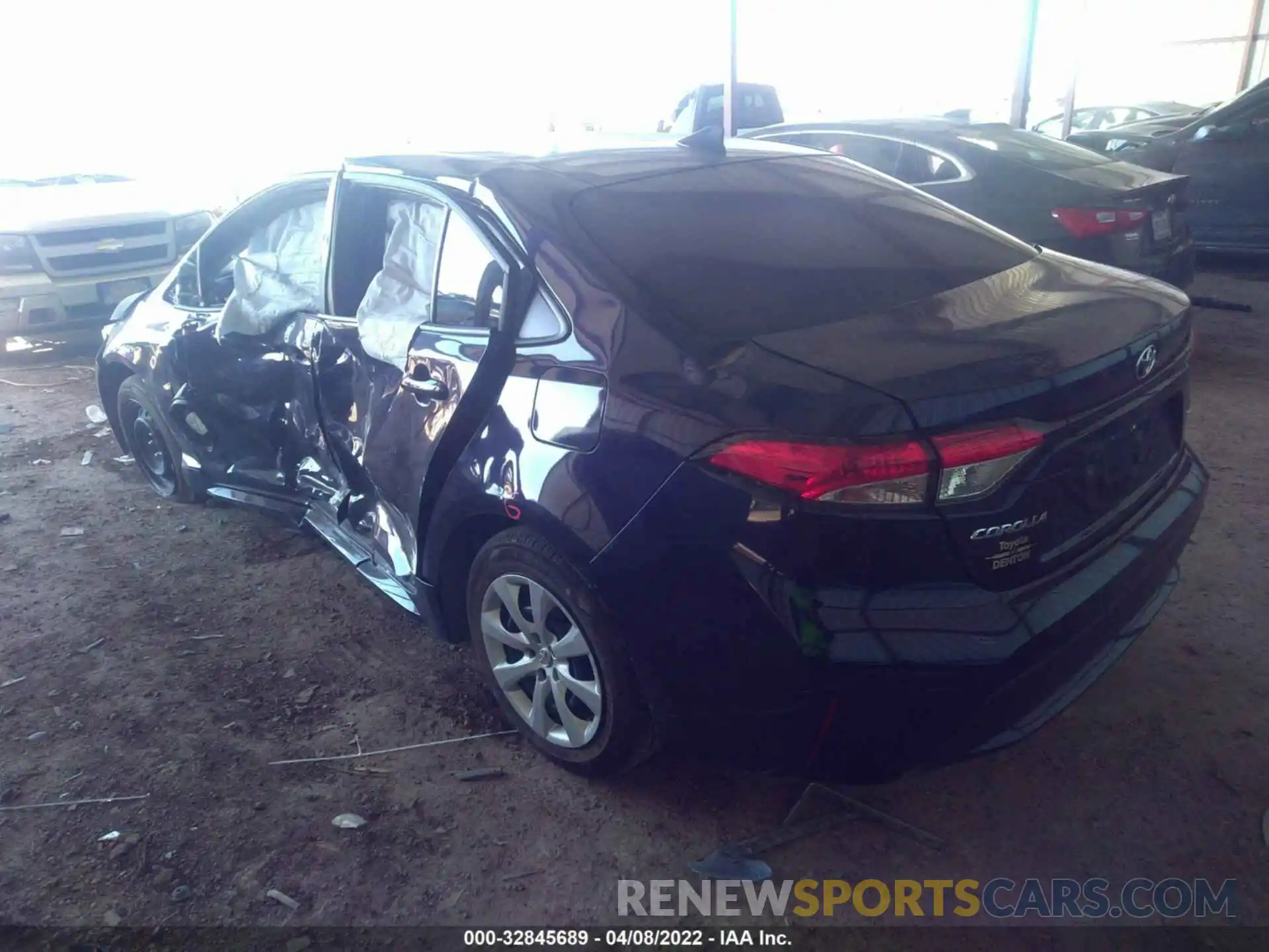 3 Photograph of a damaged car JTDEPMAEXMJ150491 TOYOTA COROLLA 2021