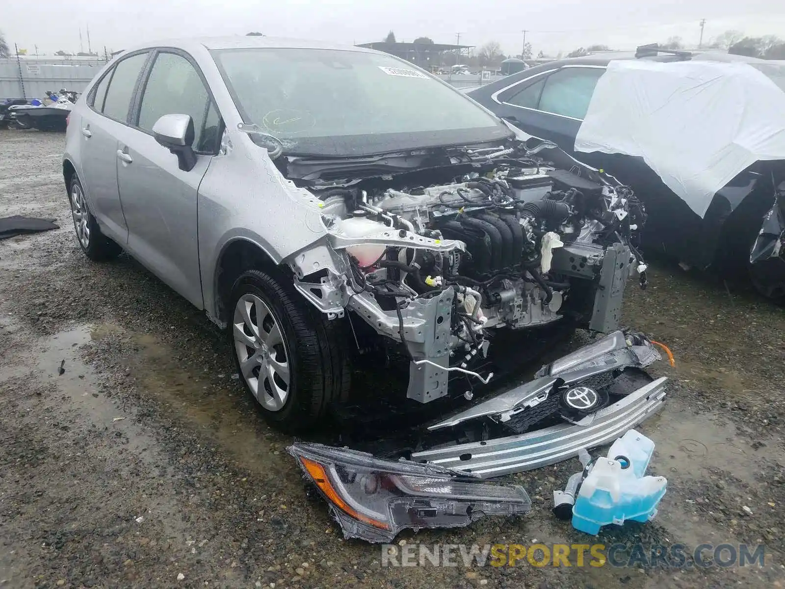 1 Photograph of a damaged car JTDEPMAEXMJ151298 TOYOTA COROLLA 2021