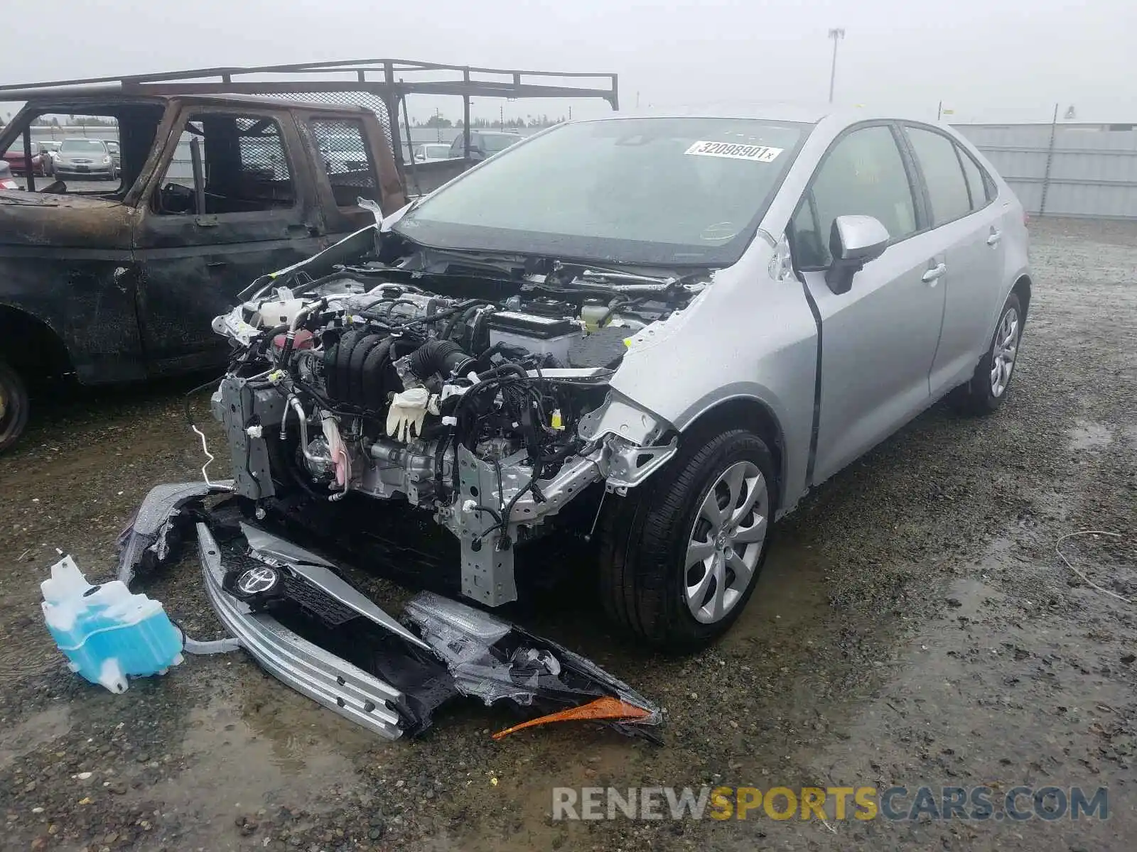 2 Photograph of a damaged car JTDEPMAEXMJ151298 TOYOTA COROLLA 2021