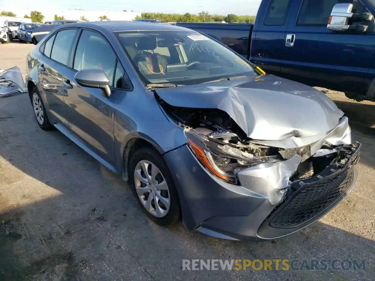 1 Photograph of a damaged car JTDEPMAEXMJ152287 TOYOTA COROLLA 2021