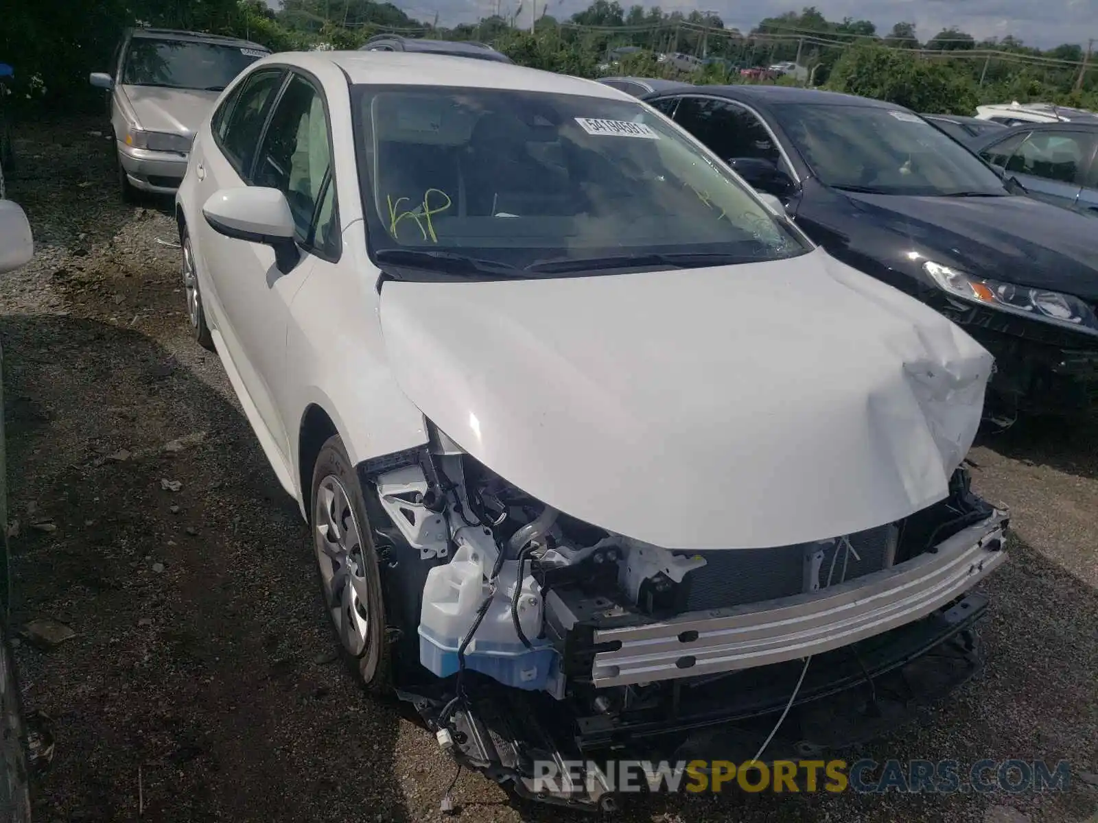 1 Photograph of a damaged car JTDEPMAEXMJ152550 TOYOTA COROLLA 2021