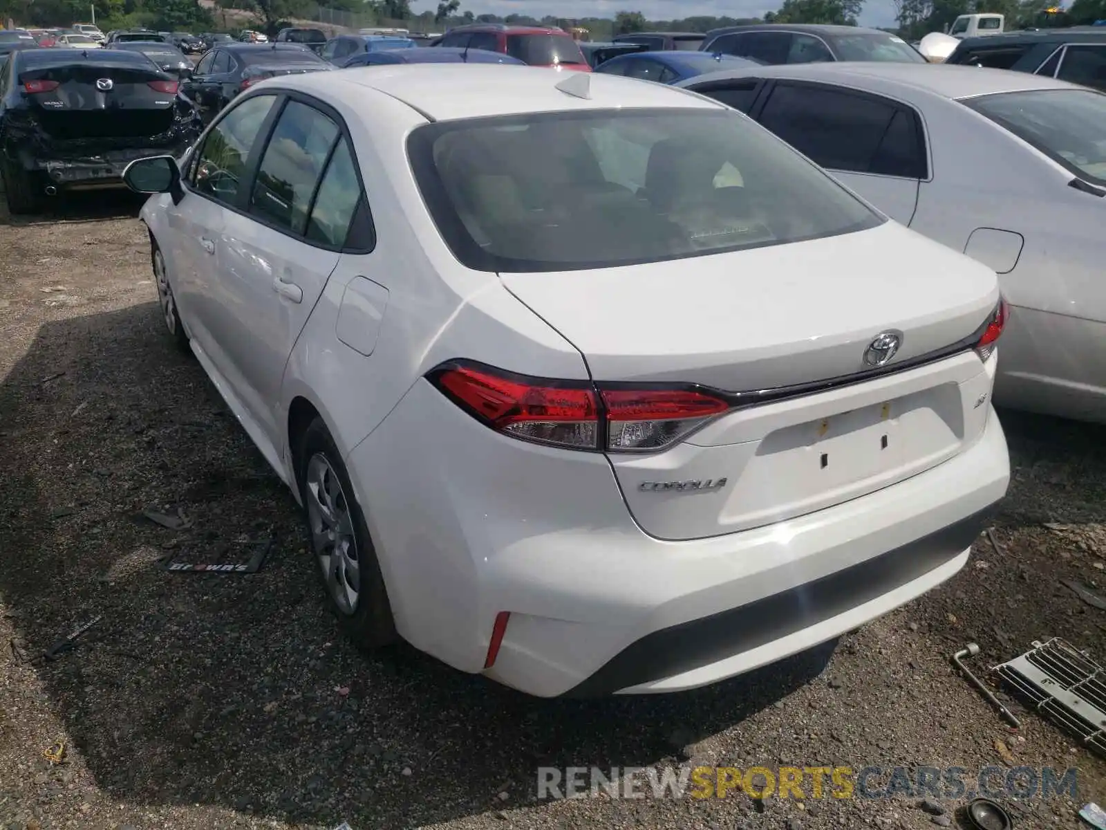 3 Photograph of a damaged car JTDEPMAEXMJ152550 TOYOTA COROLLA 2021