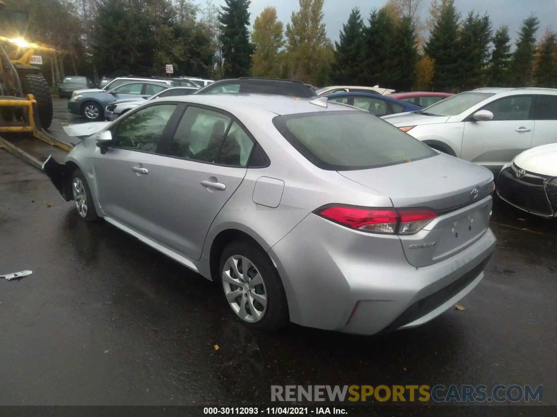 3 Photograph of a damaged car JTDEPMAEXMJ152788 TOYOTA COROLLA 2021