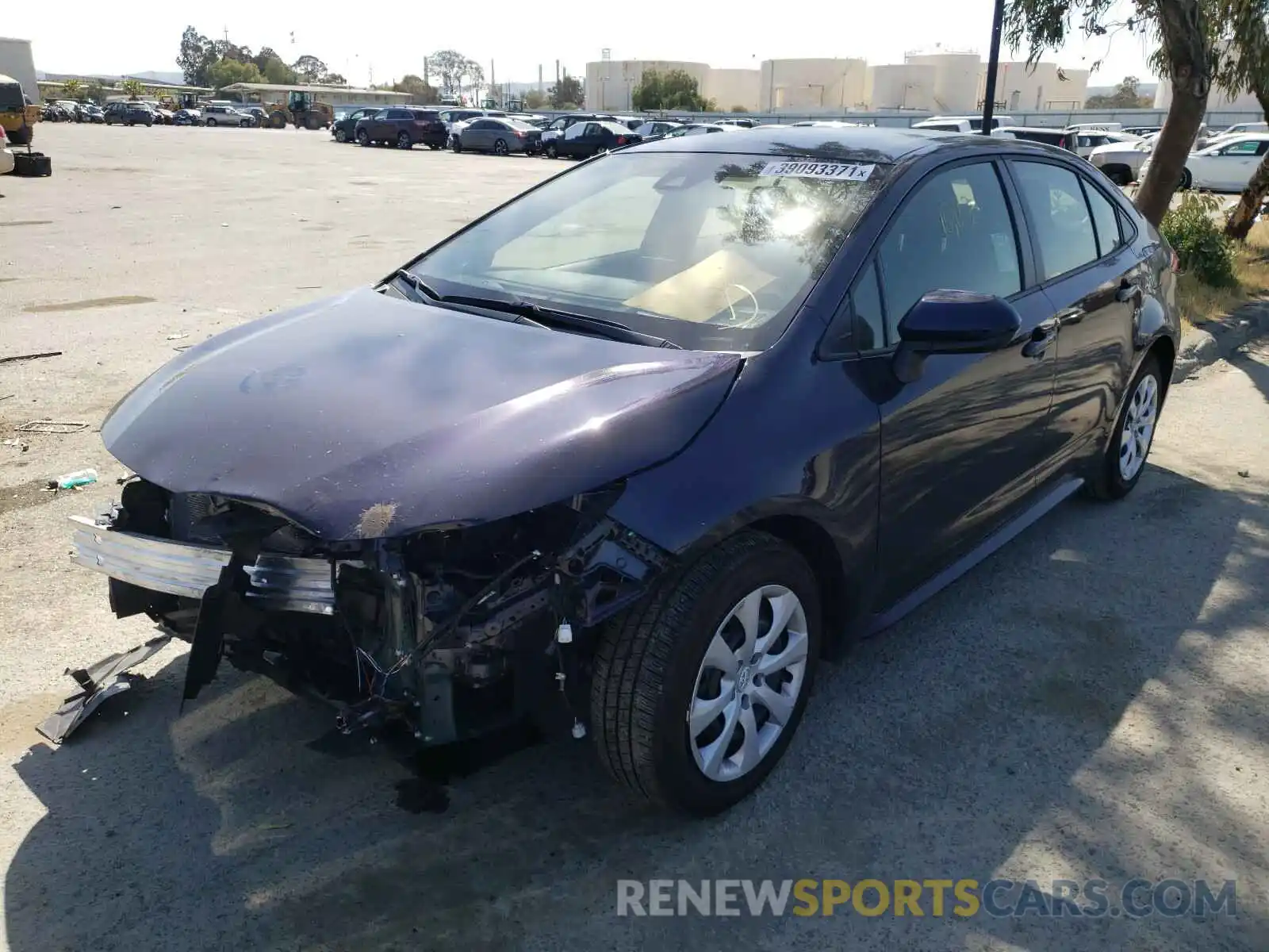 2 Photograph of a damaged car JTDEPMAEXMJ153052 TOYOTA COROLLA 2021