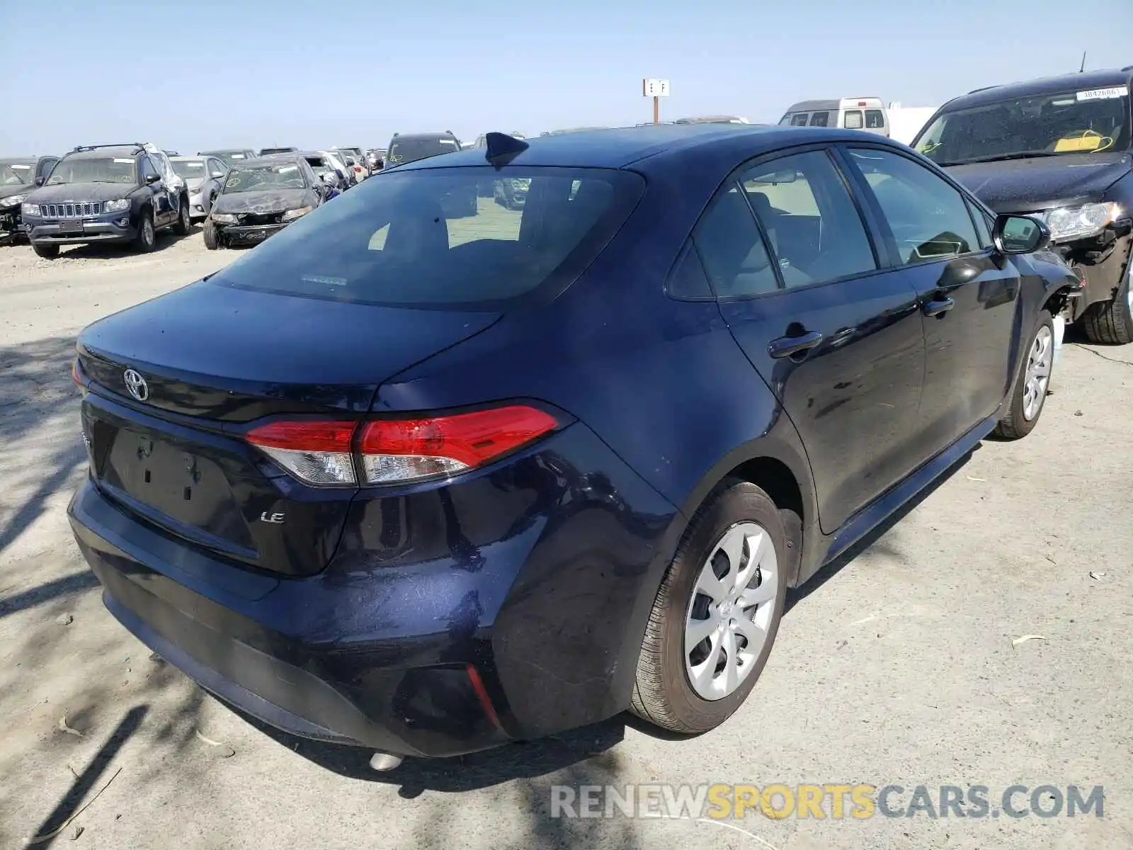 4 Photograph of a damaged car JTDEPMAEXMJ153052 TOYOTA COROLLA 2021