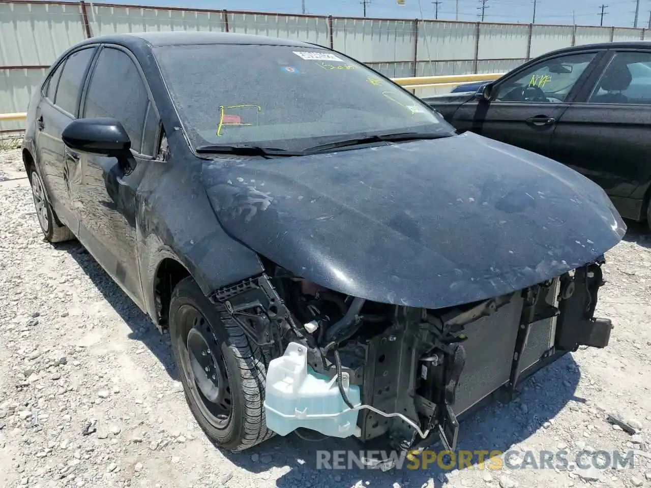 1 Photograph of a damaged car JTDEPMAEXMJ156601 TOYOTA COROLLA 2021