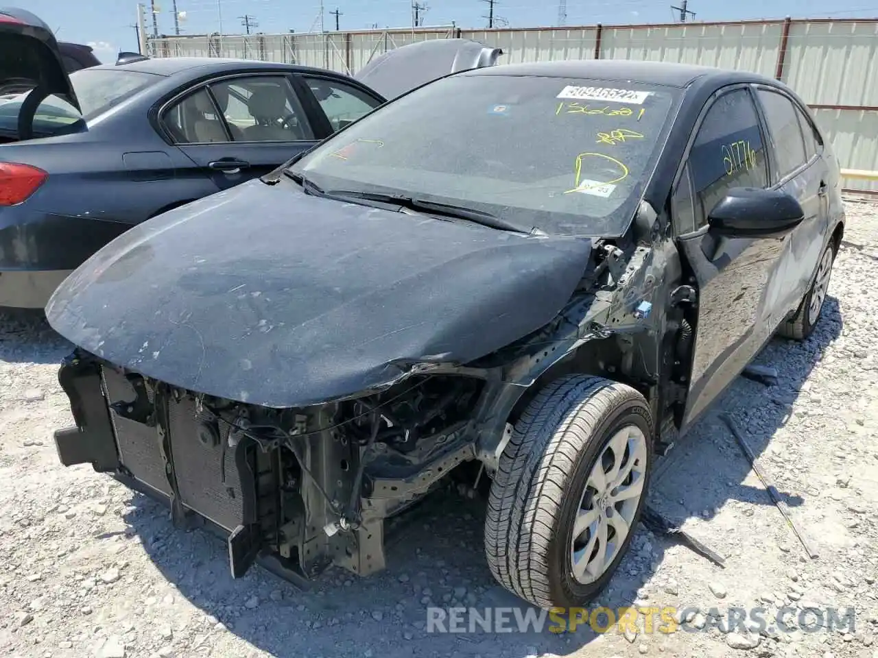 2 Photograph of a damaged car JTDEPMAEXMJ156601 TOYOTA COROLLA 2021