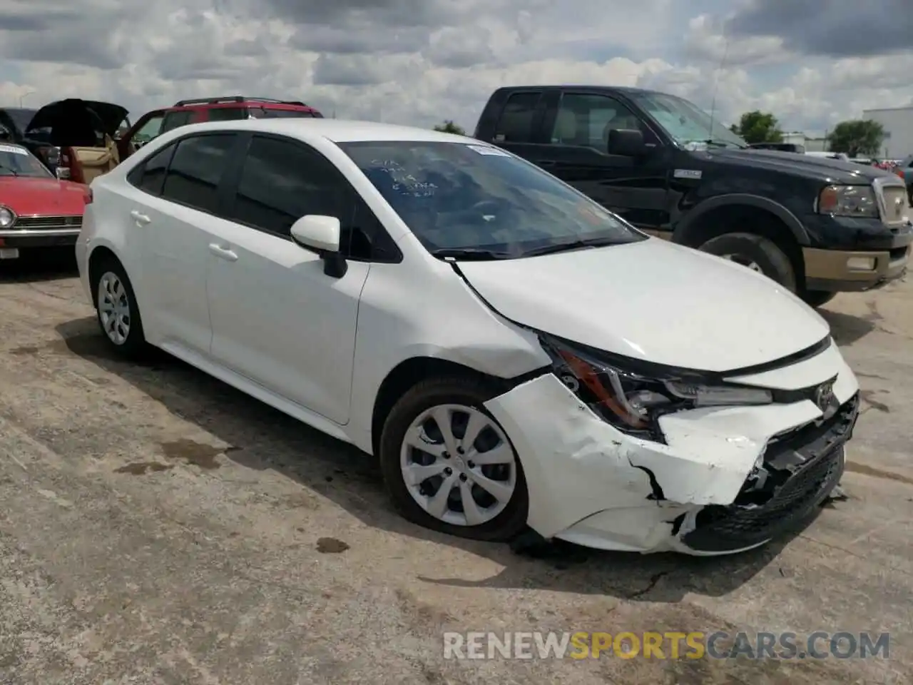 1 Photograph of a damaged car JTDEPMAEXMJ156842 TOYOTA COROLLA 2021