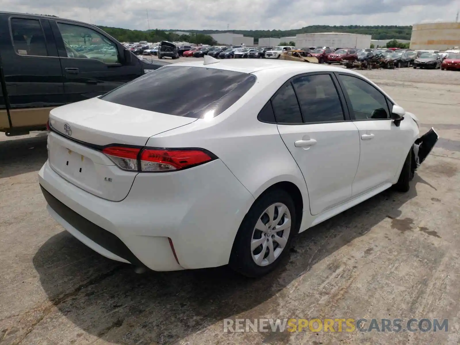 4 Photograph of a damaged car JTDEPMAEXMJ156842 TOYOTA COROLLA 2021