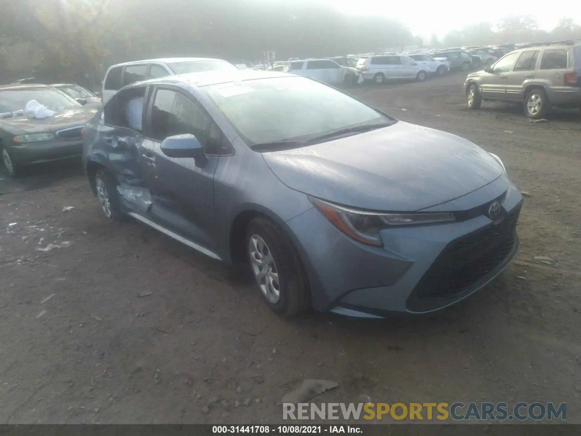 1 Photograph of a damaged car JTDEPMAEXMJ157098 TOYOTA COROLLA 2021