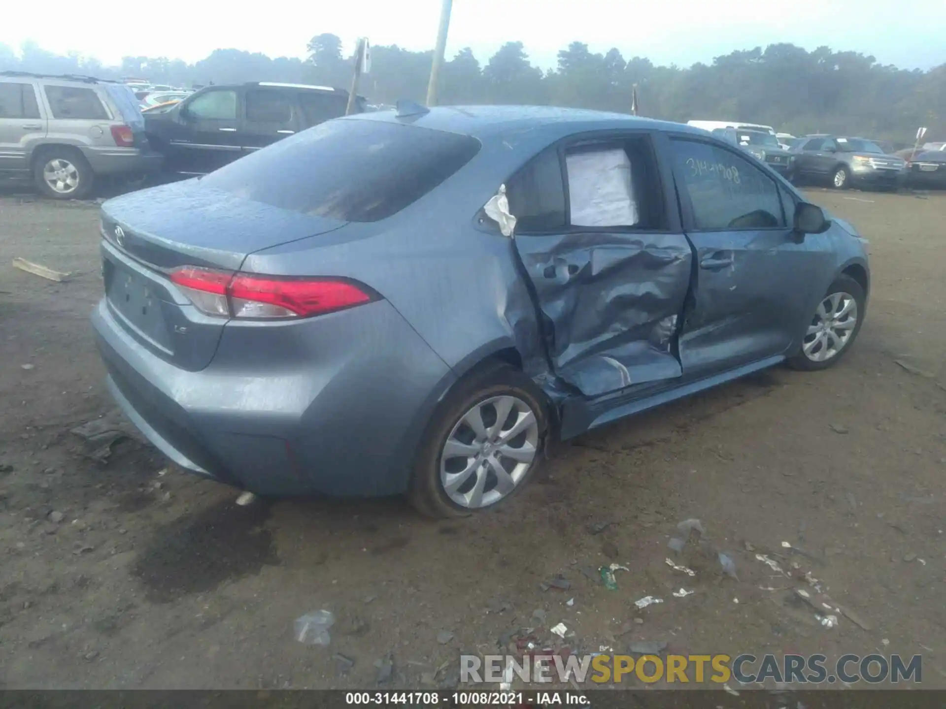 4 Photograph of a damaged car JTDEPMAEXMJ157098 TOYOTA COROLLA 2021