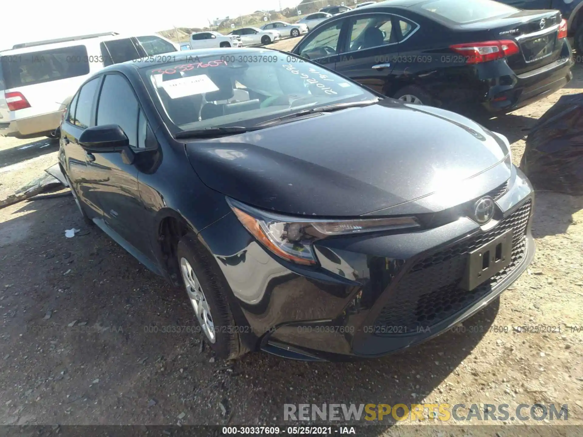 1 Photograph of a damaged car JTDEPMAEXMJ157943 TOYOTA COROLLA 2021