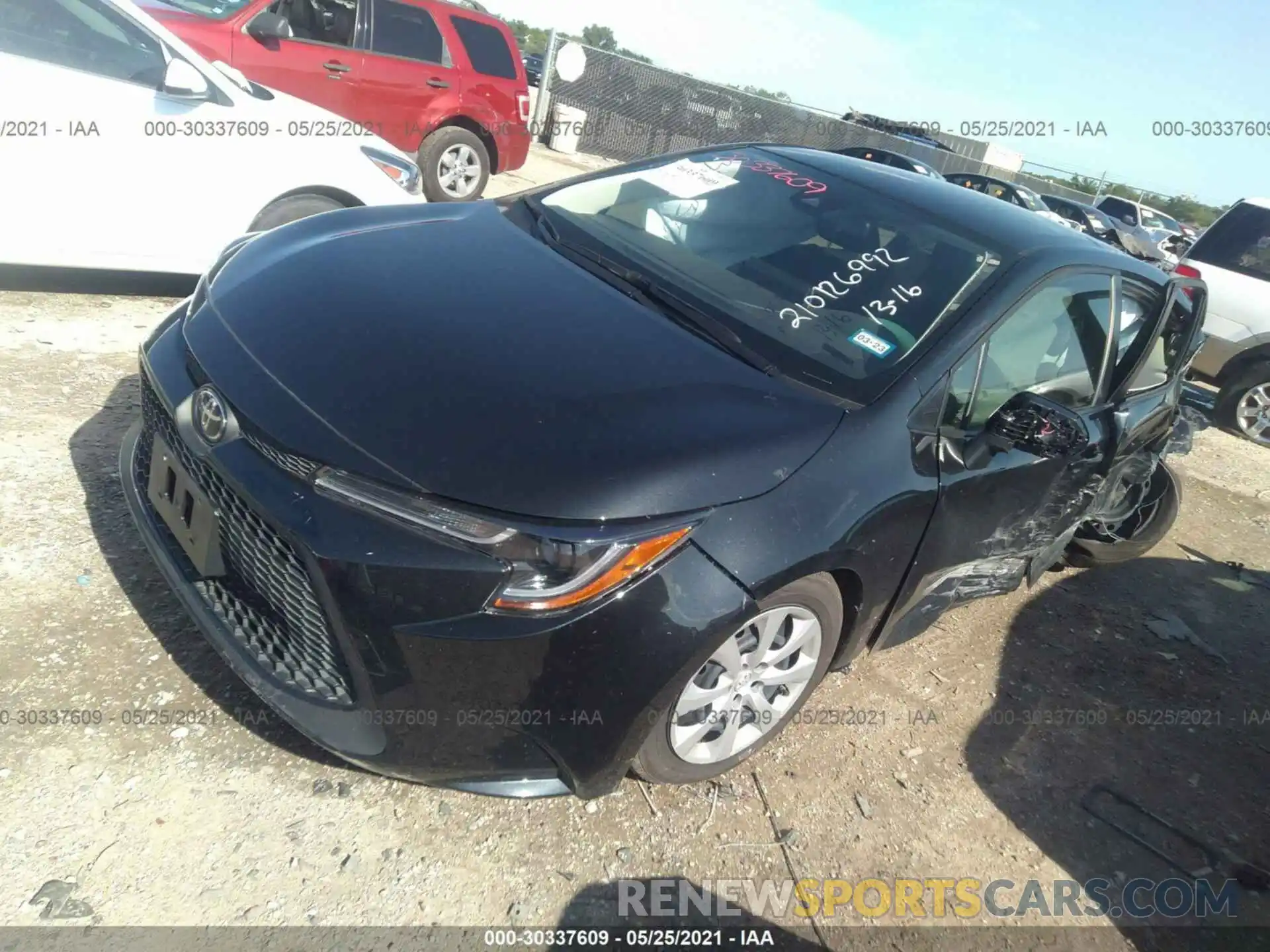 2 Photograph of a damaged car JTDEPMAEXMJ157943 TOYOTA COROLLA 2021