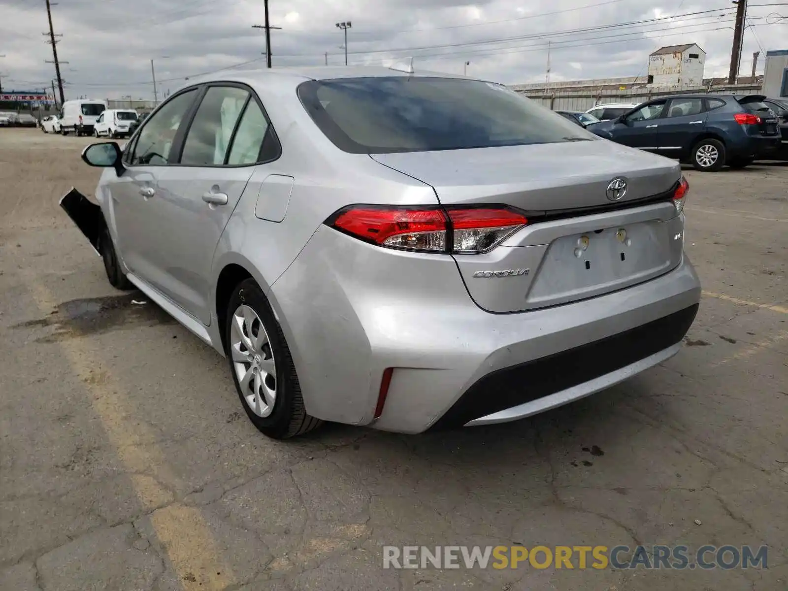 3 Photograph of a damaged car JTDEPMAEXMJ158008 TOYOTA COROLLA 2021