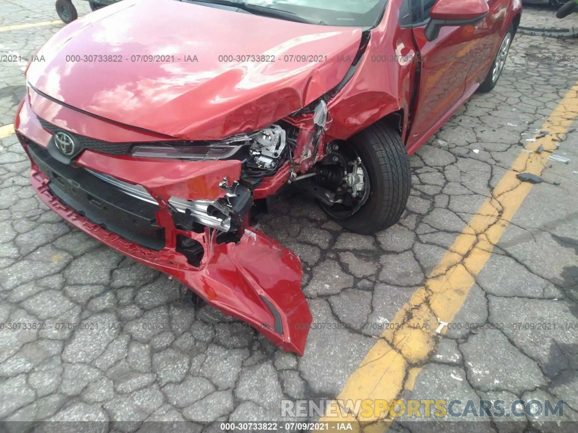 6 Photograph of a damaged car JTDEPMAEXMJ159708 TOYOTA COROLLA 2021