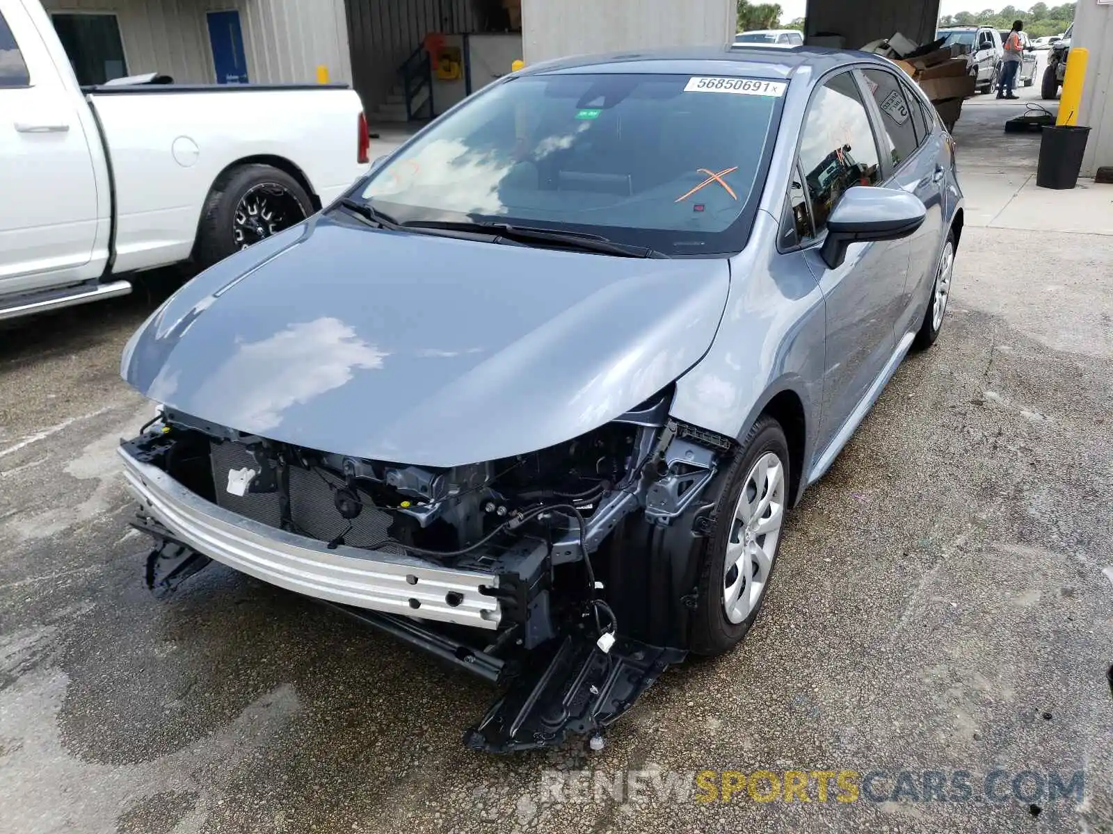 2 Photograph of a damaged car JTDEPMAEXMJ160485 TOYOTA COROLLA 2021