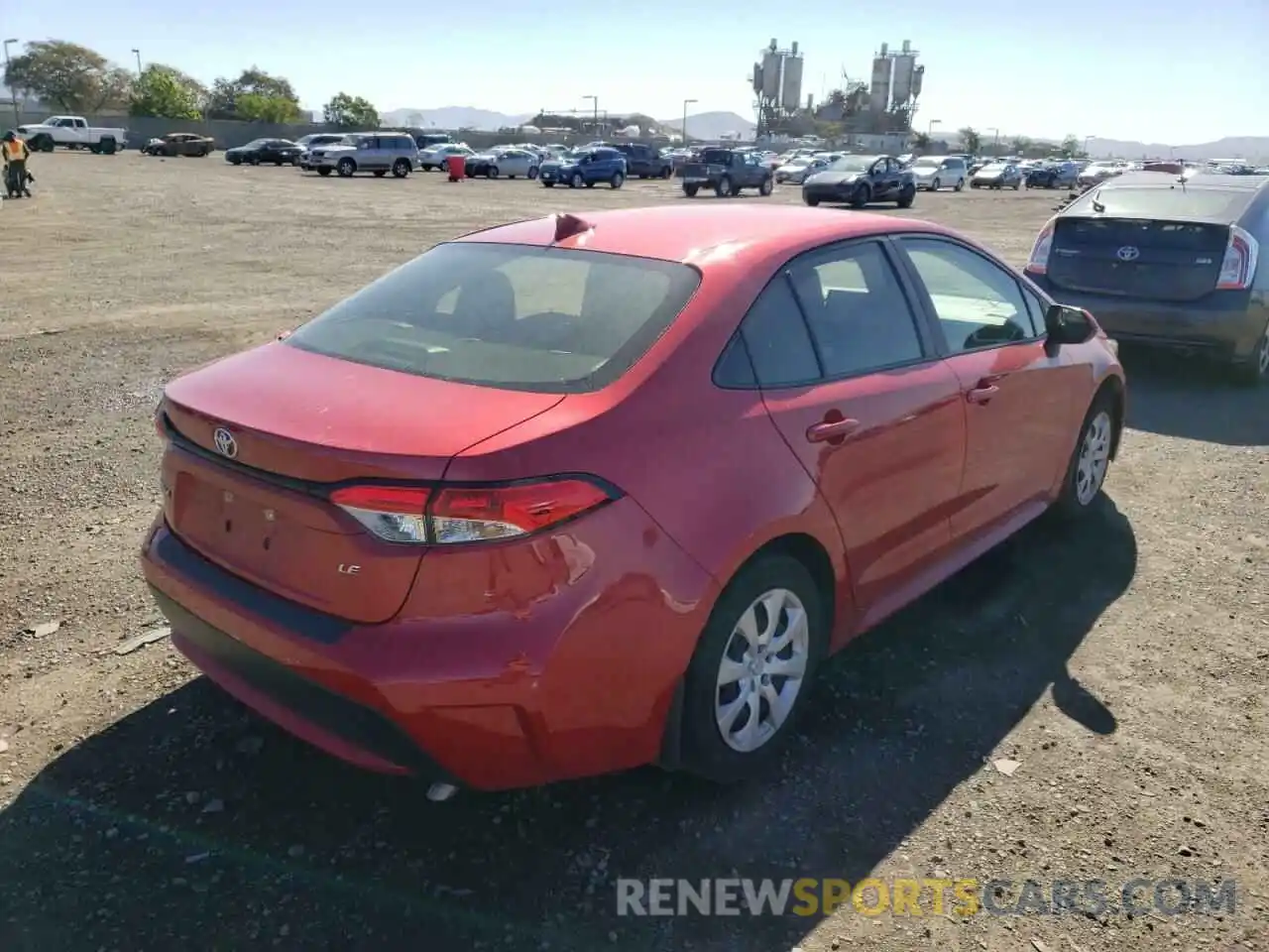 4 Photograph of a damaged car JTDEPMAEXMJ160583 TOYOTA COROLLA 2021