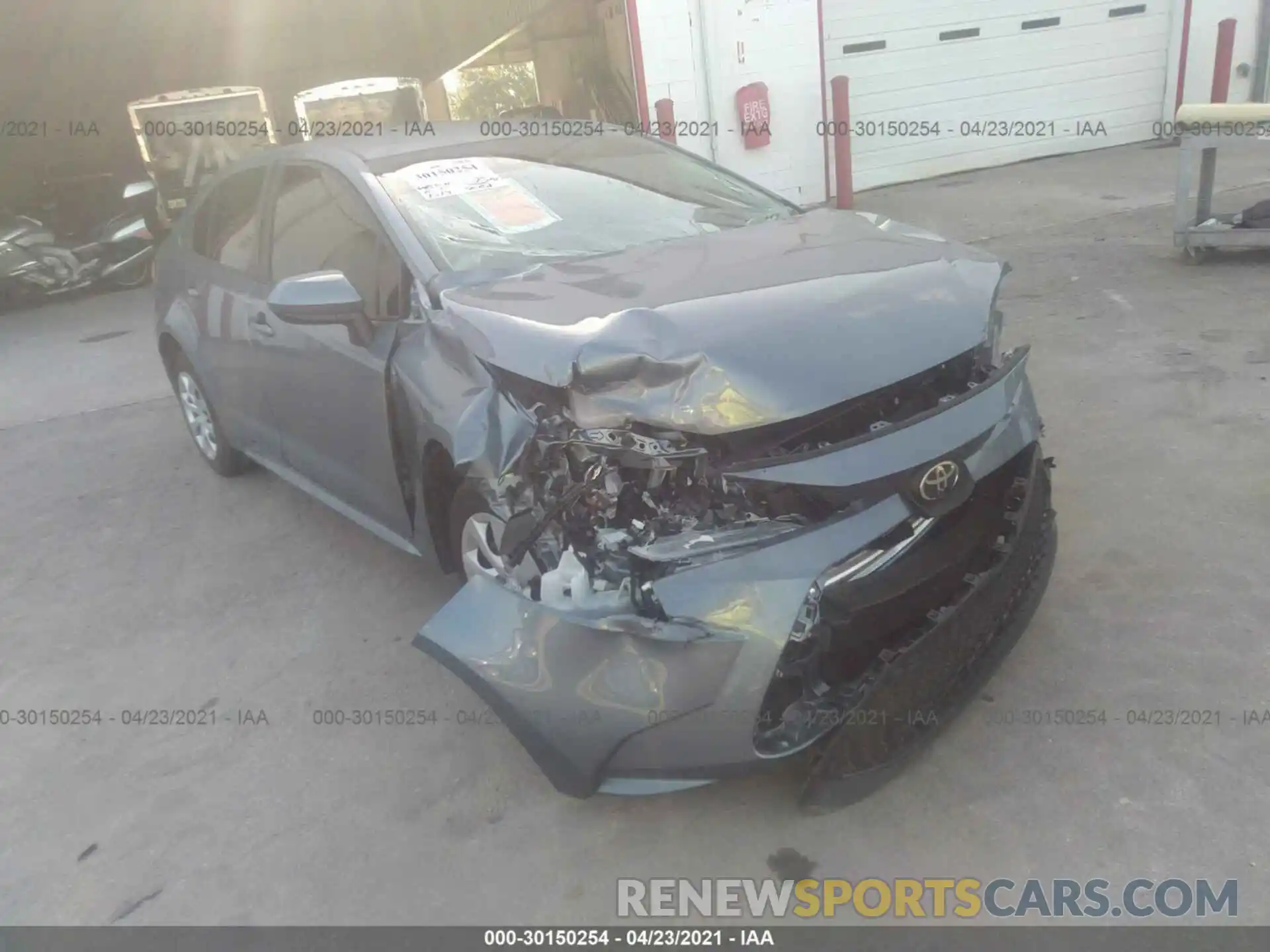 1 Photograph of a damaged car JTDEPMAEXMJ160826 TOYOTA COROLLA 2021